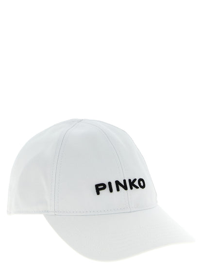 Baseball Cap by PINKO for women in cotton white presents a tailored silhouette, perfectly capturing the essence of Cotton Baseball Cap with its tailored finish and superior craftsmanship.