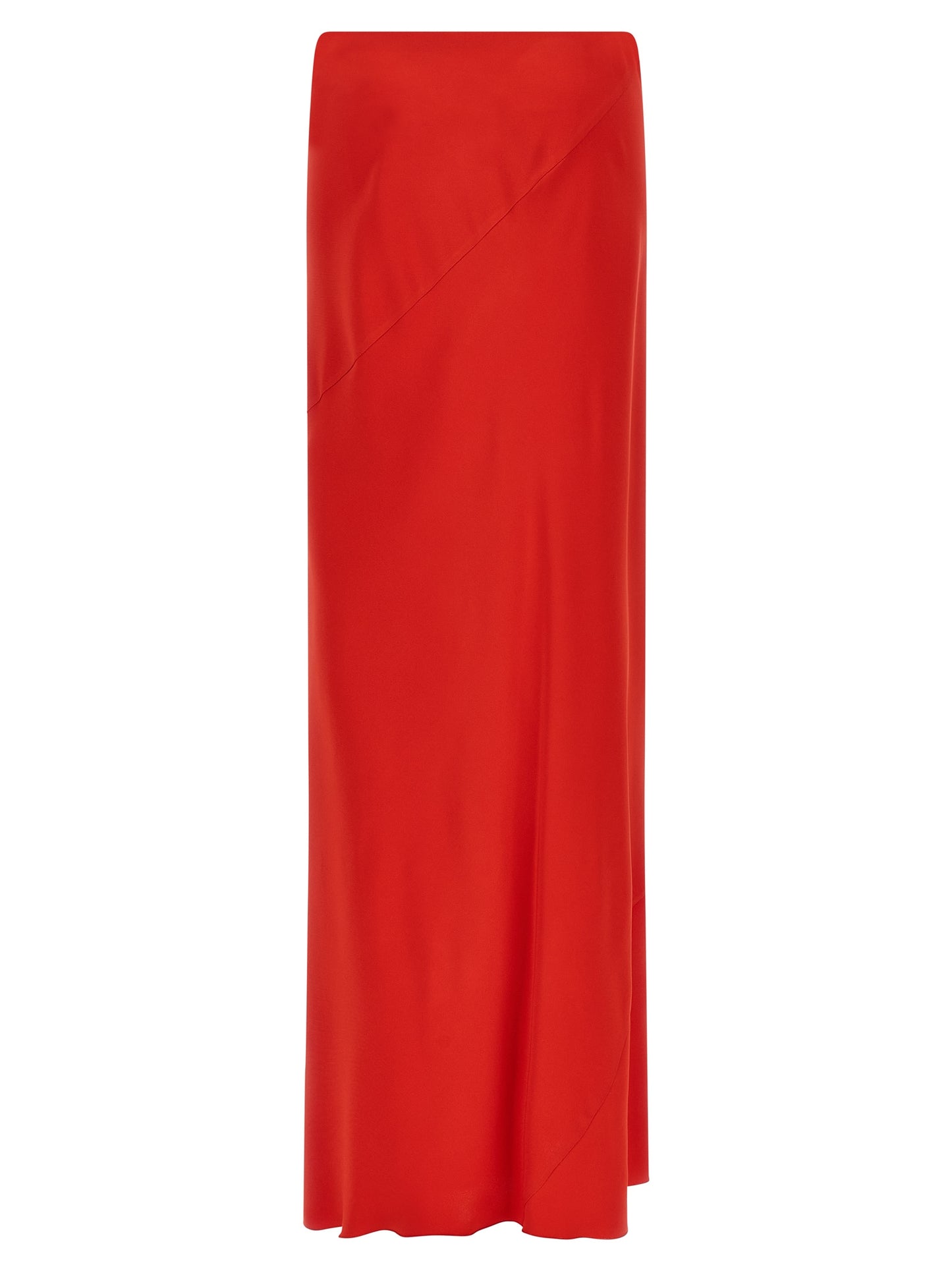Skirt by Ermanno Scervino for women in viscose crepe multicolor & red features a sublime silhouette, showcasing the sublime design of the Women's Viscose Crepe Maxi Mini Skirt in a sophisticated maxi mini.