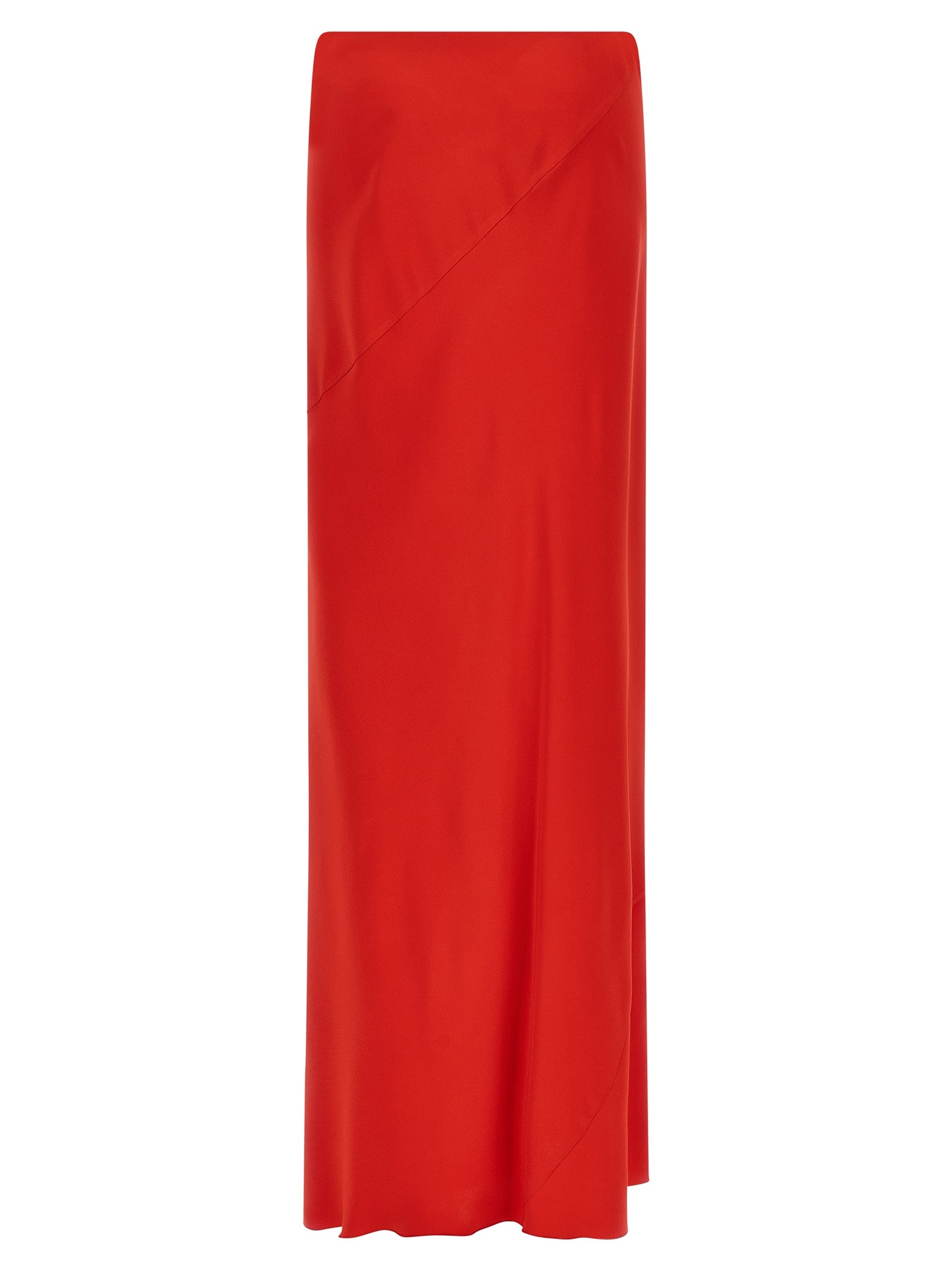 Skirt by Ermanno Scervino for women in viscose crepe multicolor & red features a sublime silhouette, showcasing the sublime design of the Women's Viscose Crepe Maxi Mini Skirt in a sophisticated maxi mini.
