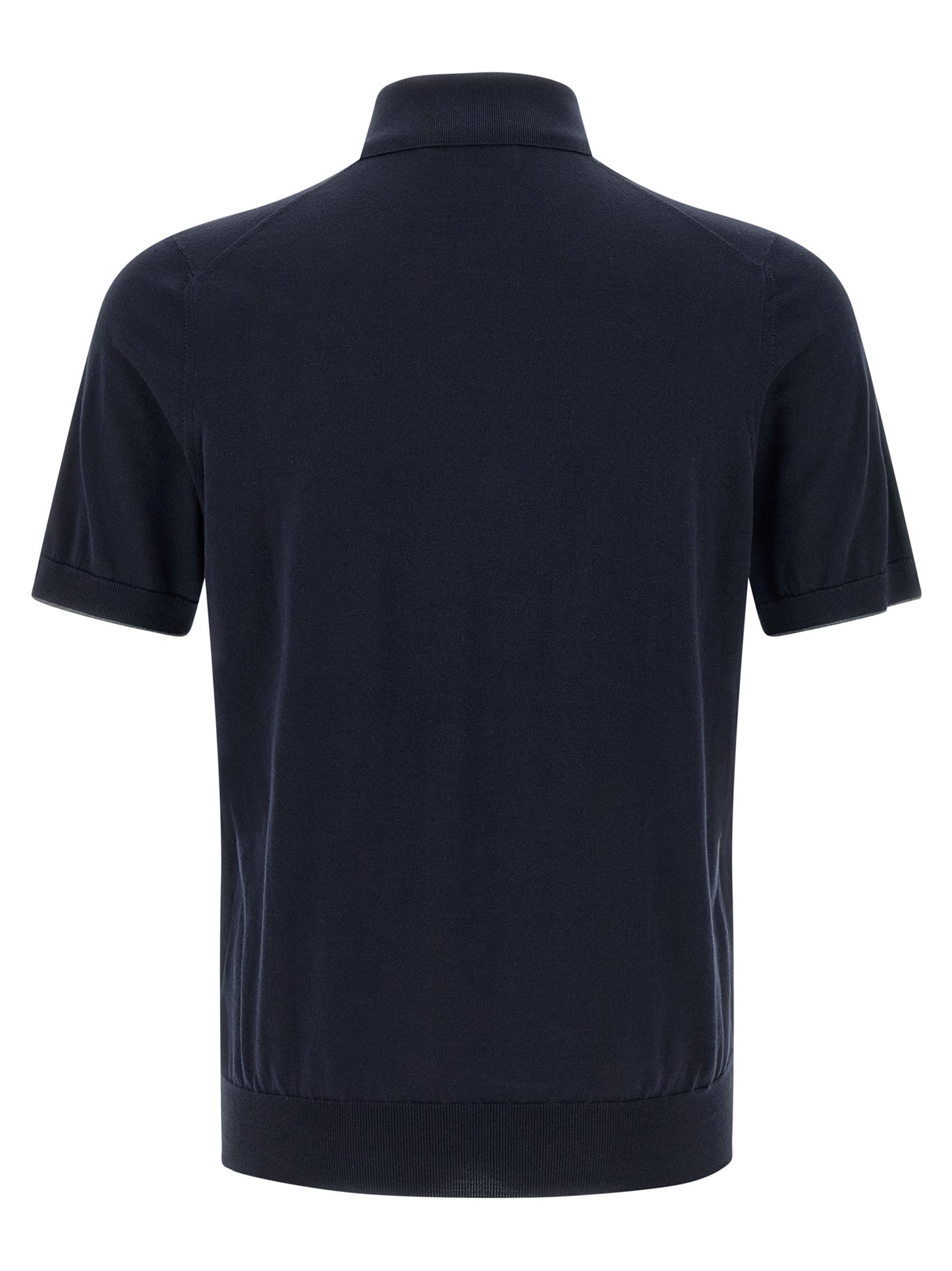 This Polo Shirt by Brunello Cucinelli for men in cotton blue presents a flawless silhouette, showcasing flawless detailing and a refined for a truly flawless aesthetic.