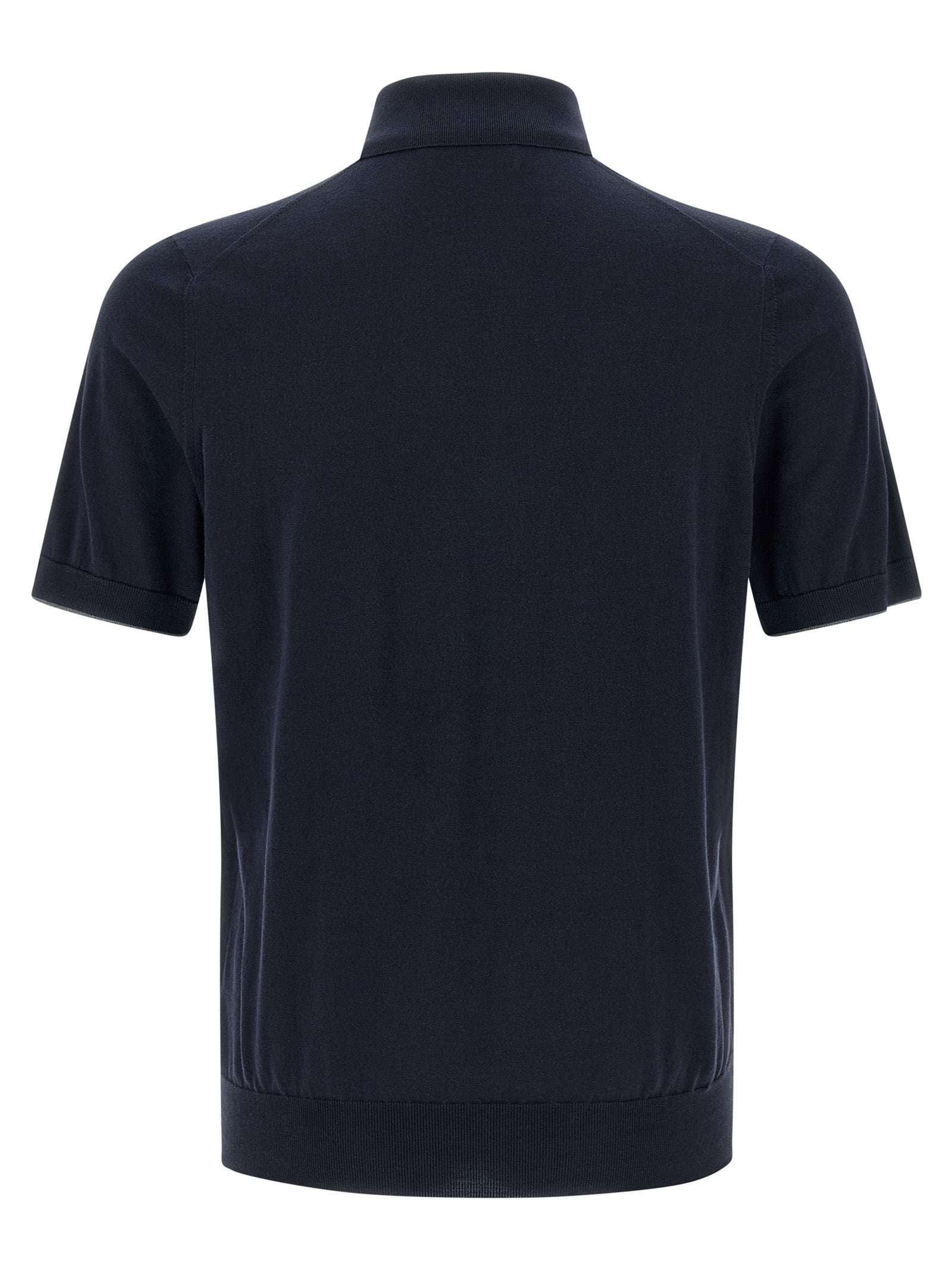 This Polo Shirt by Brunello Cucinelli for men in cotton blue presents a flawless silhouette, showcasing flawless detailing and a refined for a truly flawless aesthetic.