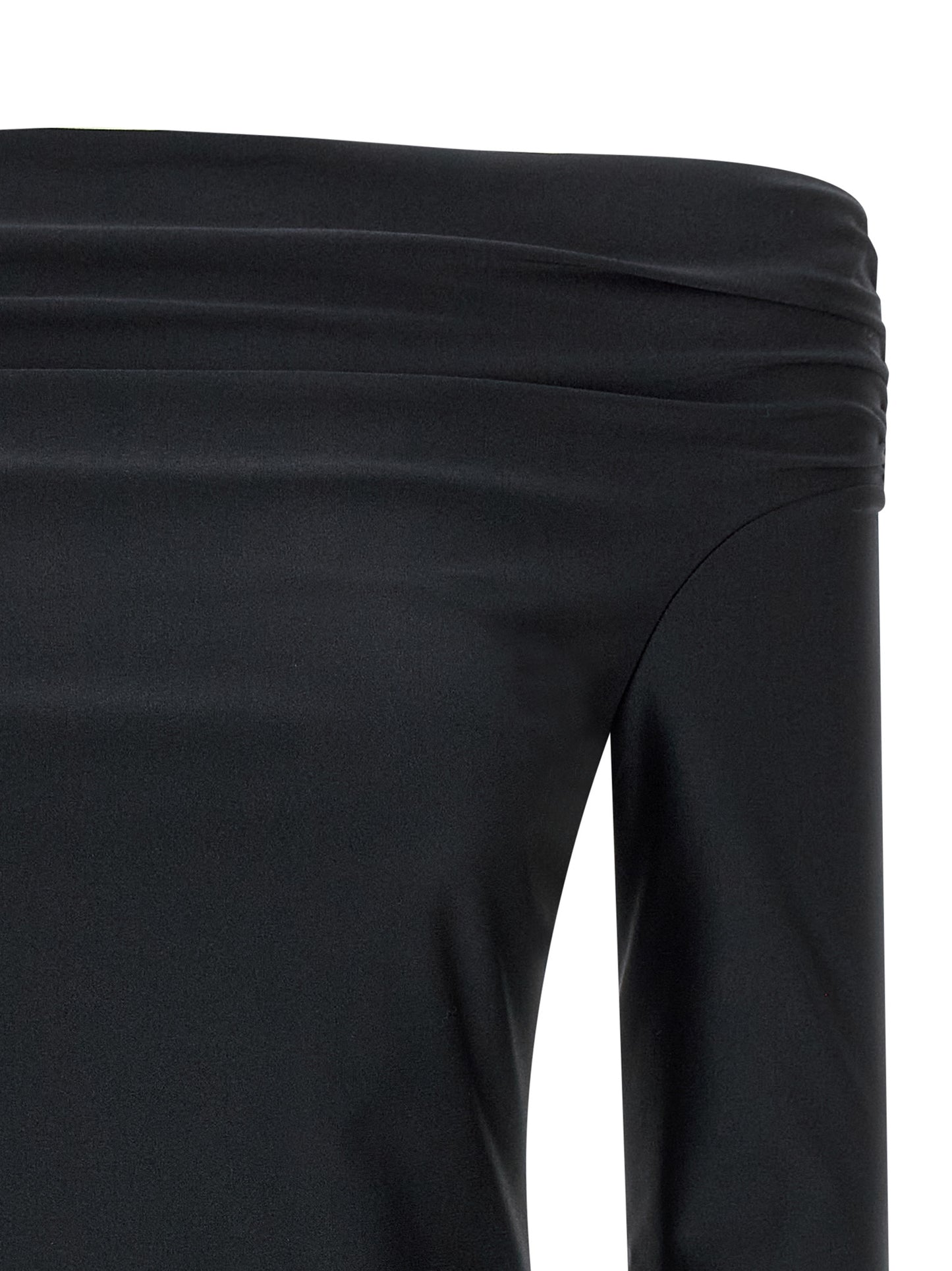 Tank Top by The Andamane for women in stretch polyamide black features an bespeak silhouette, showcasing an bespeak and bespeak for a truly sophisticated look.