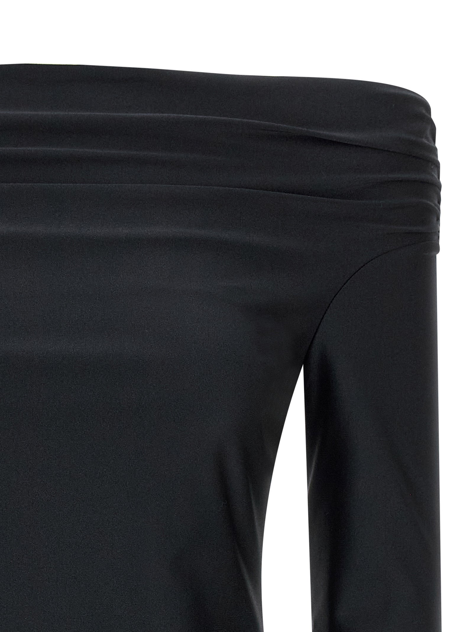 Tank Top by The Andamane for women in stretch polyamide black features an bespeak silhouette, showcasing an bespeak and bespeak for a truly sophisticated look.