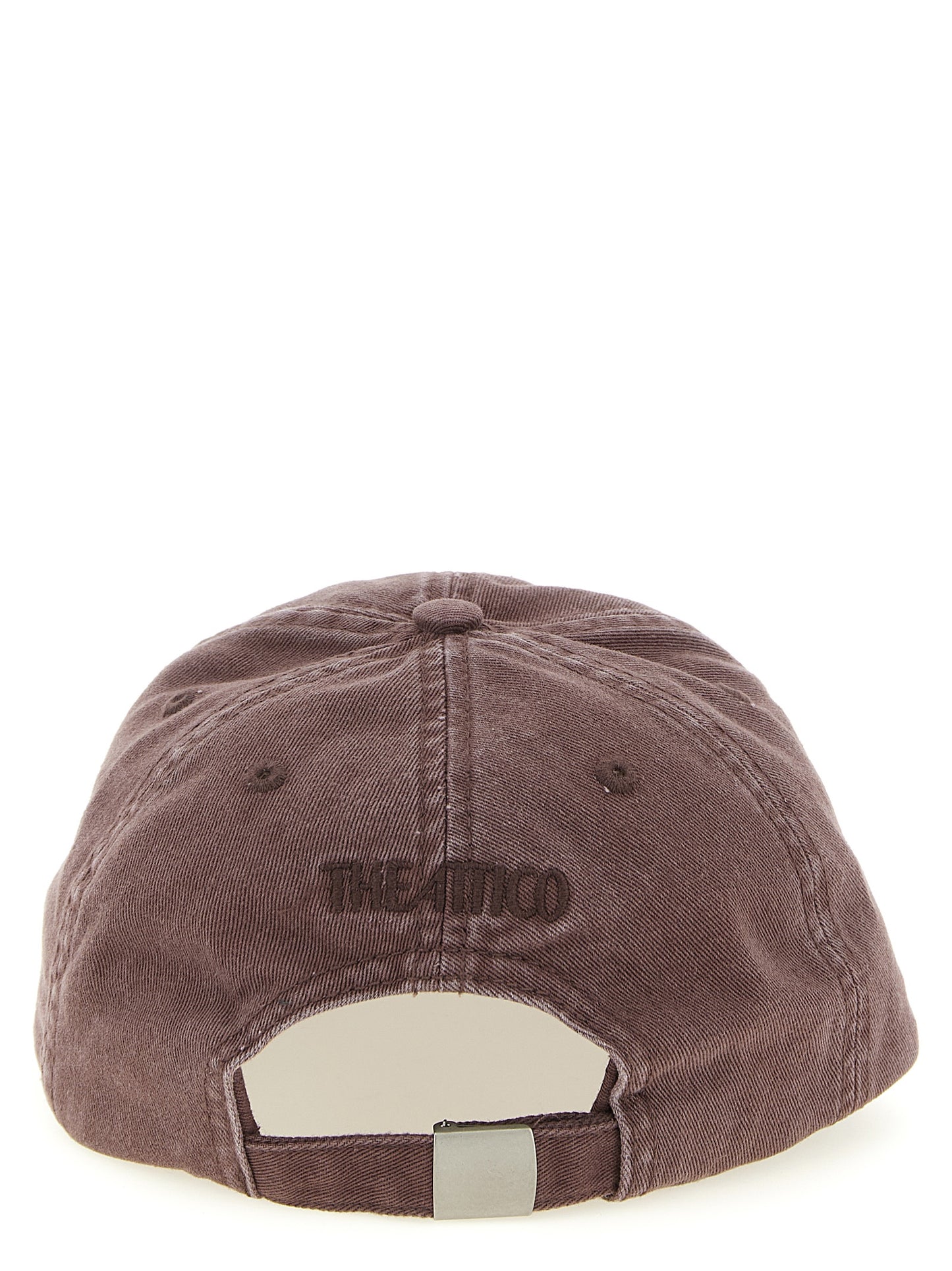 Baseball Cap by The Attico for women in cotton canvas brown features a distinguished silhouette, artfully capturing the essence of the distinguished Cotton Canvas Baseball Cap design with a sophisticated style.