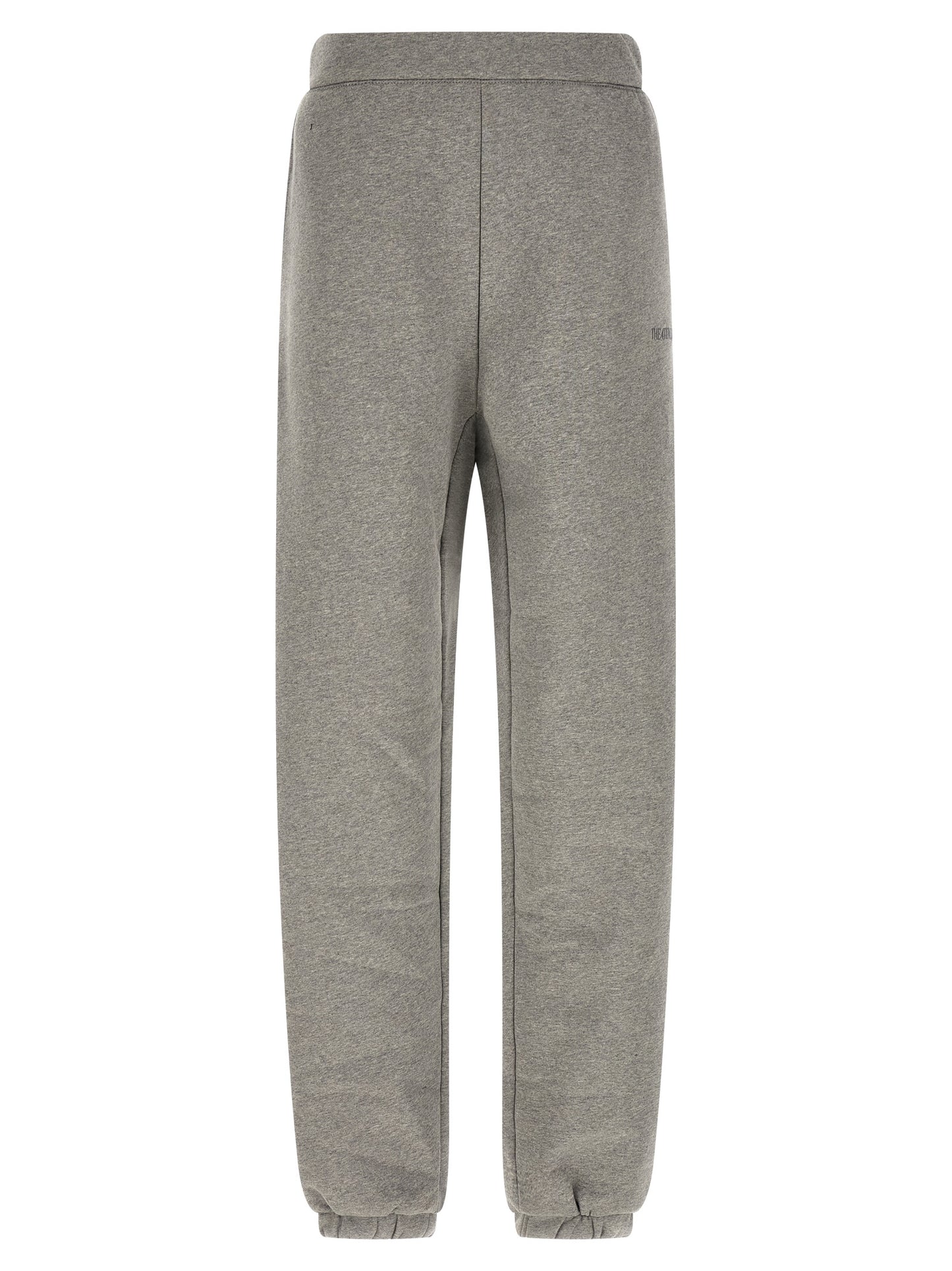 Joggers by The Attico for women in cotton gray features an sartorial and long with a cut for a sartorial finish.