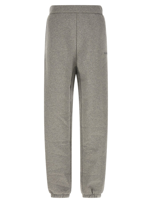 Joggers by The Attico for women in cotton gray features an sartorial and long with a cut for a sartorial finish.