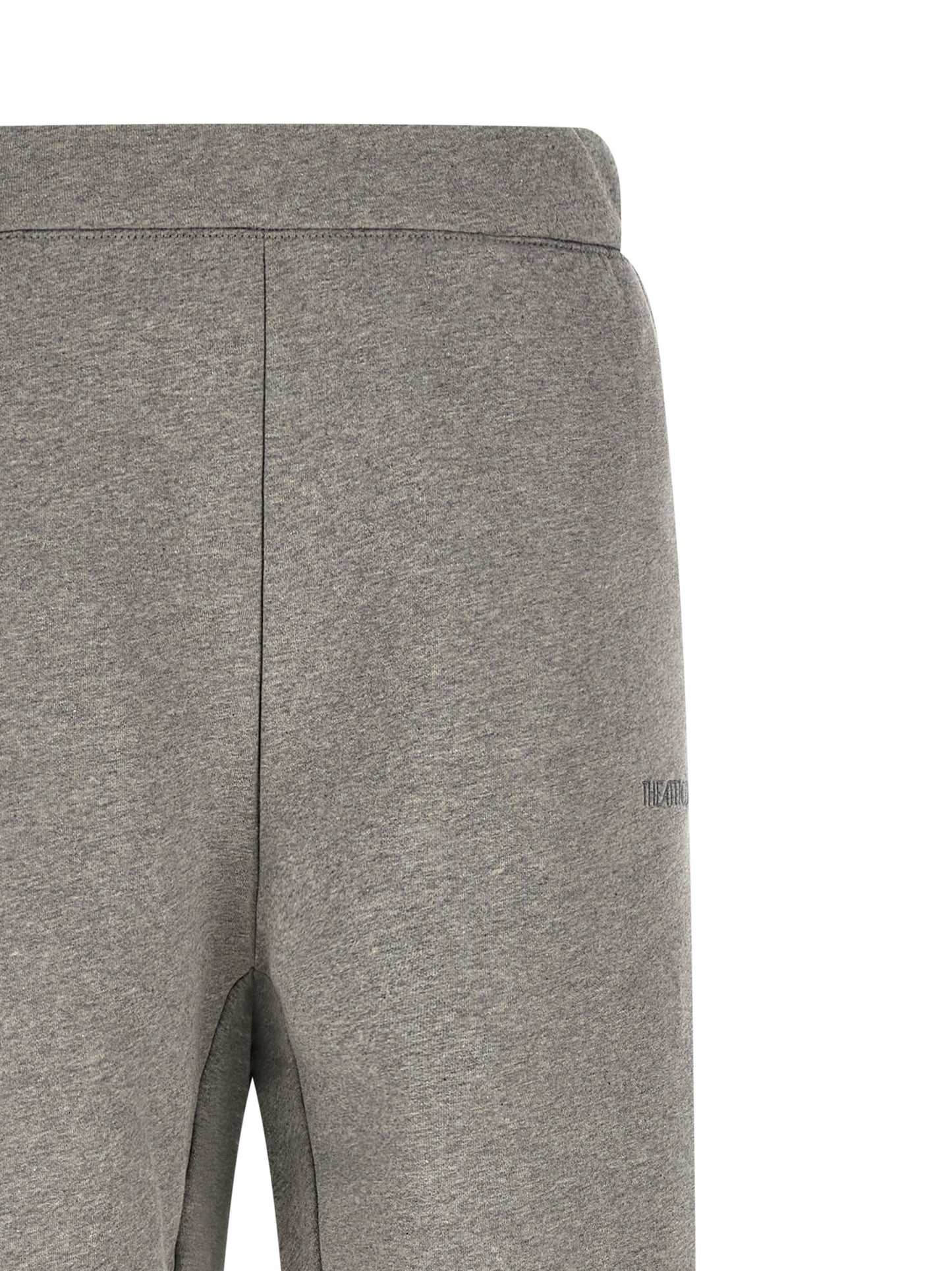 Joggers by The Attico for women in cotton gray features an sartorial and long with a cut for a sartorial finish.