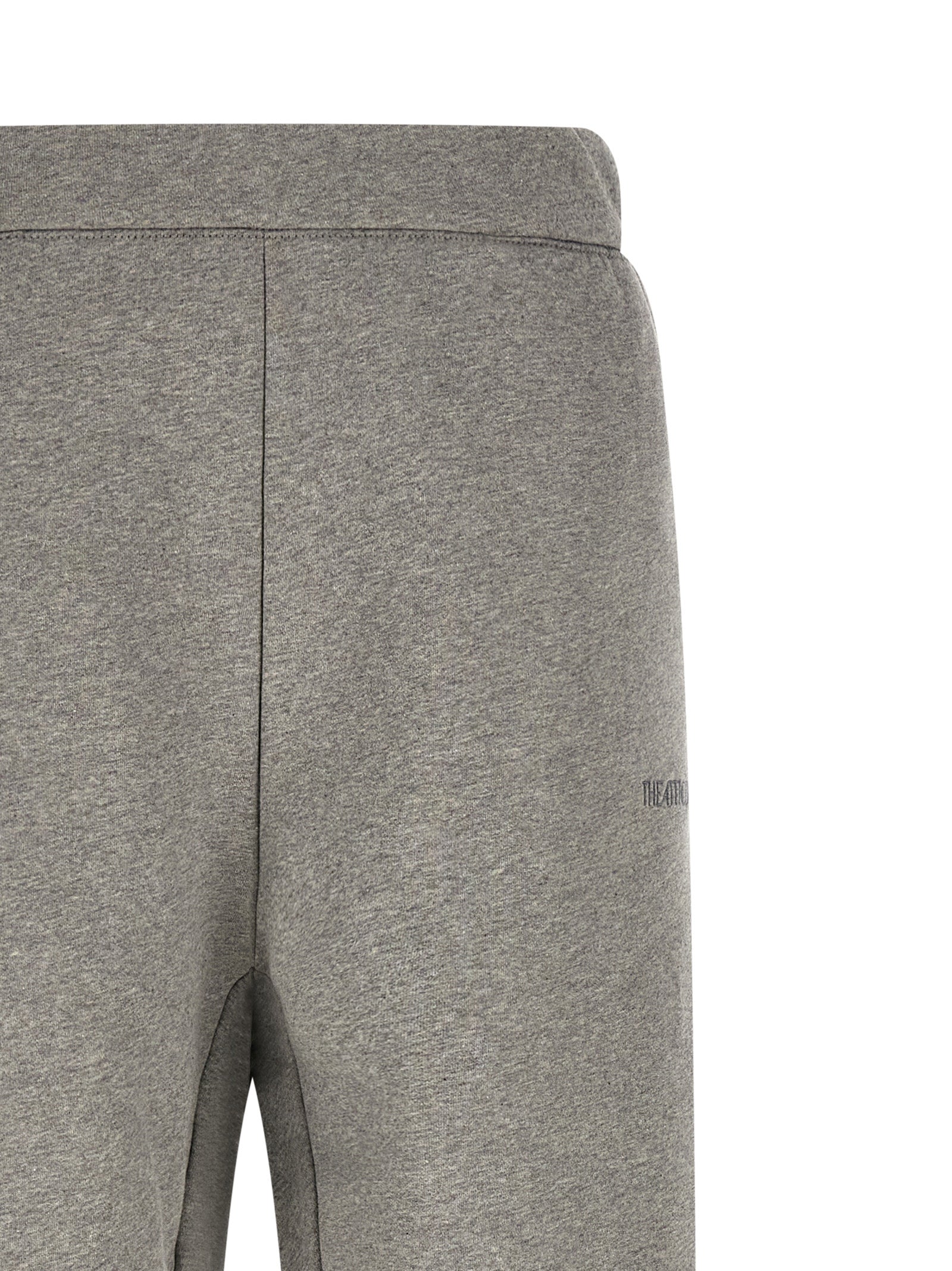 Joggers by The Attico for women in cotton gray features an sartorial and long with a cut for a sartorial finish.