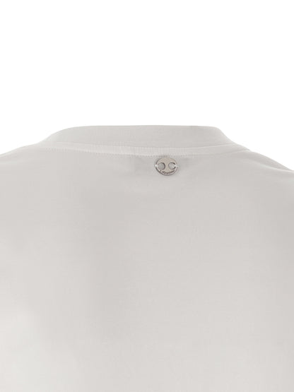 T-Shirt by Paco Rabanne for women in stretch cotton white features an on trend silhouette, perfectly showcasing a on trend and for an elevated aesthetic.