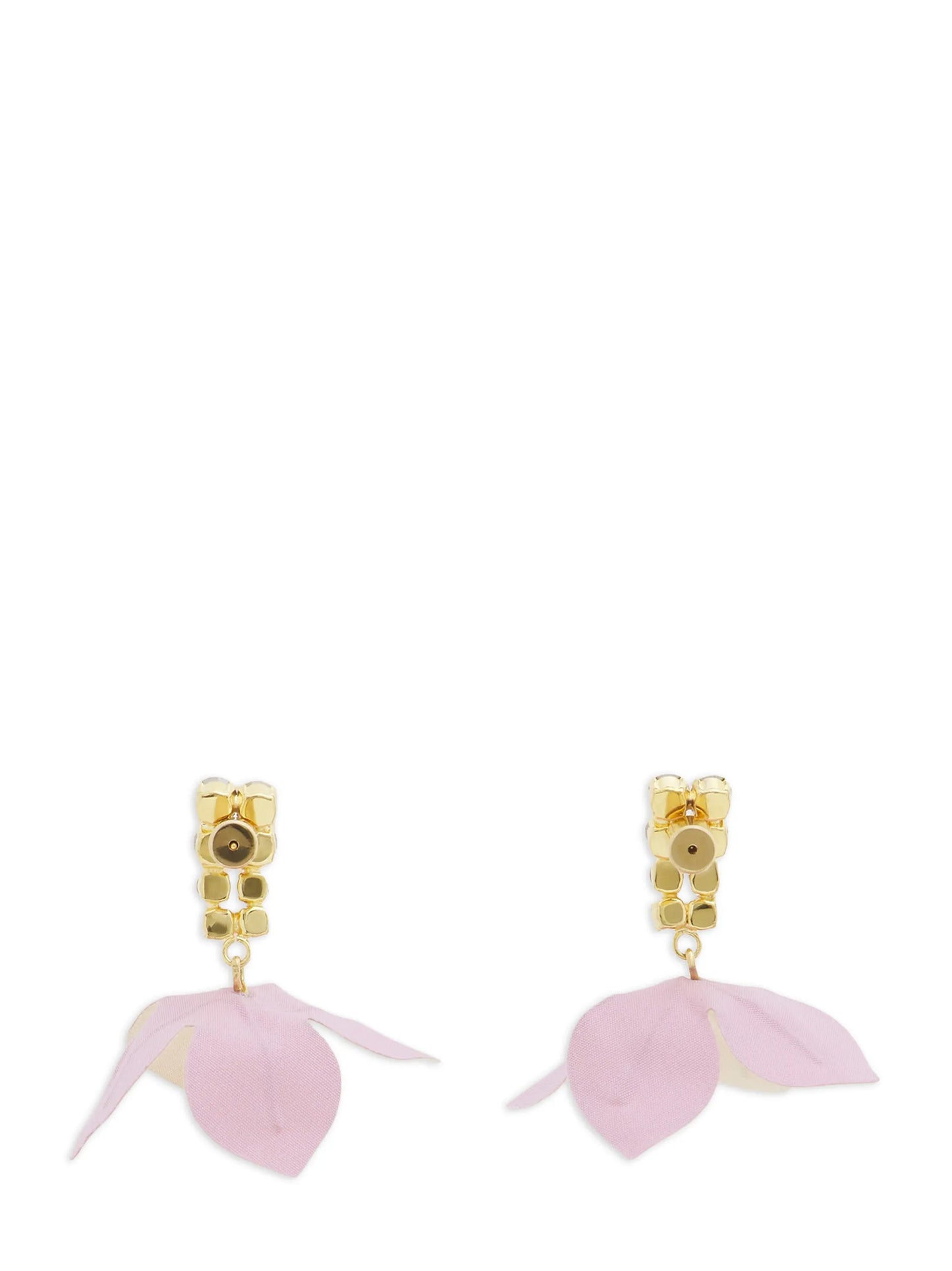 Earrings by Marni for women in nylon satin multicolor showcases a enchanting silhouette, artfully incorporating the intricate seen in the Women's Brass Earrings.