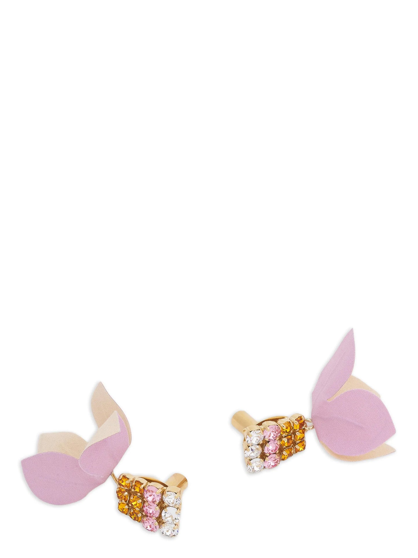 Earrings by Marni for women in nylon satin multicolor features an ornate from the Women's Brass Earrings collection, showcasing a ornate finish that embodies sophisticated luxury.