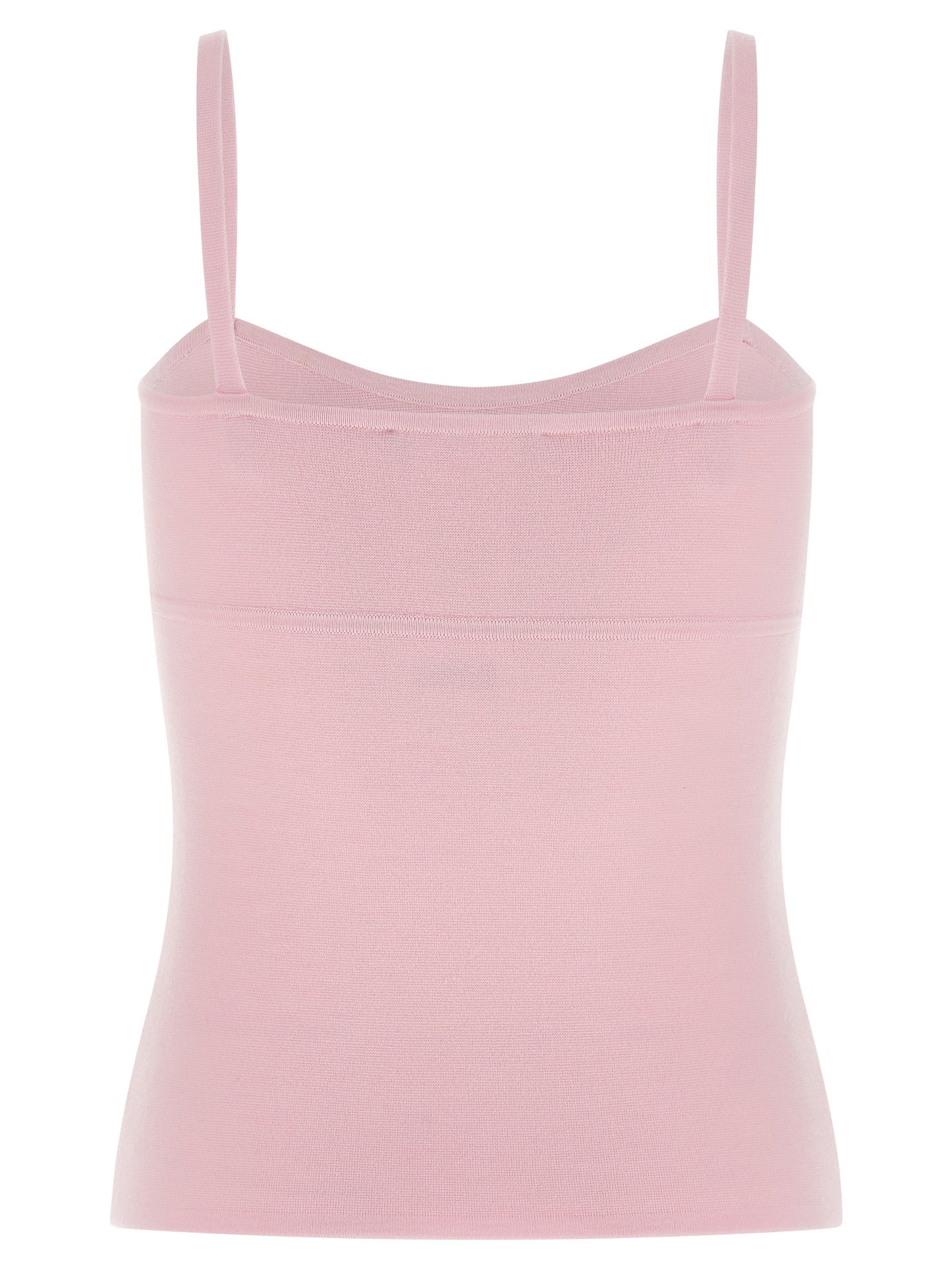 T-Shirt by Max Mara for women in virgin wool & polyamide multicolor & pink features an edgy silhouette, meticulously detailed with a sophisticated and sweetheart neckline for a truly edgy finish.