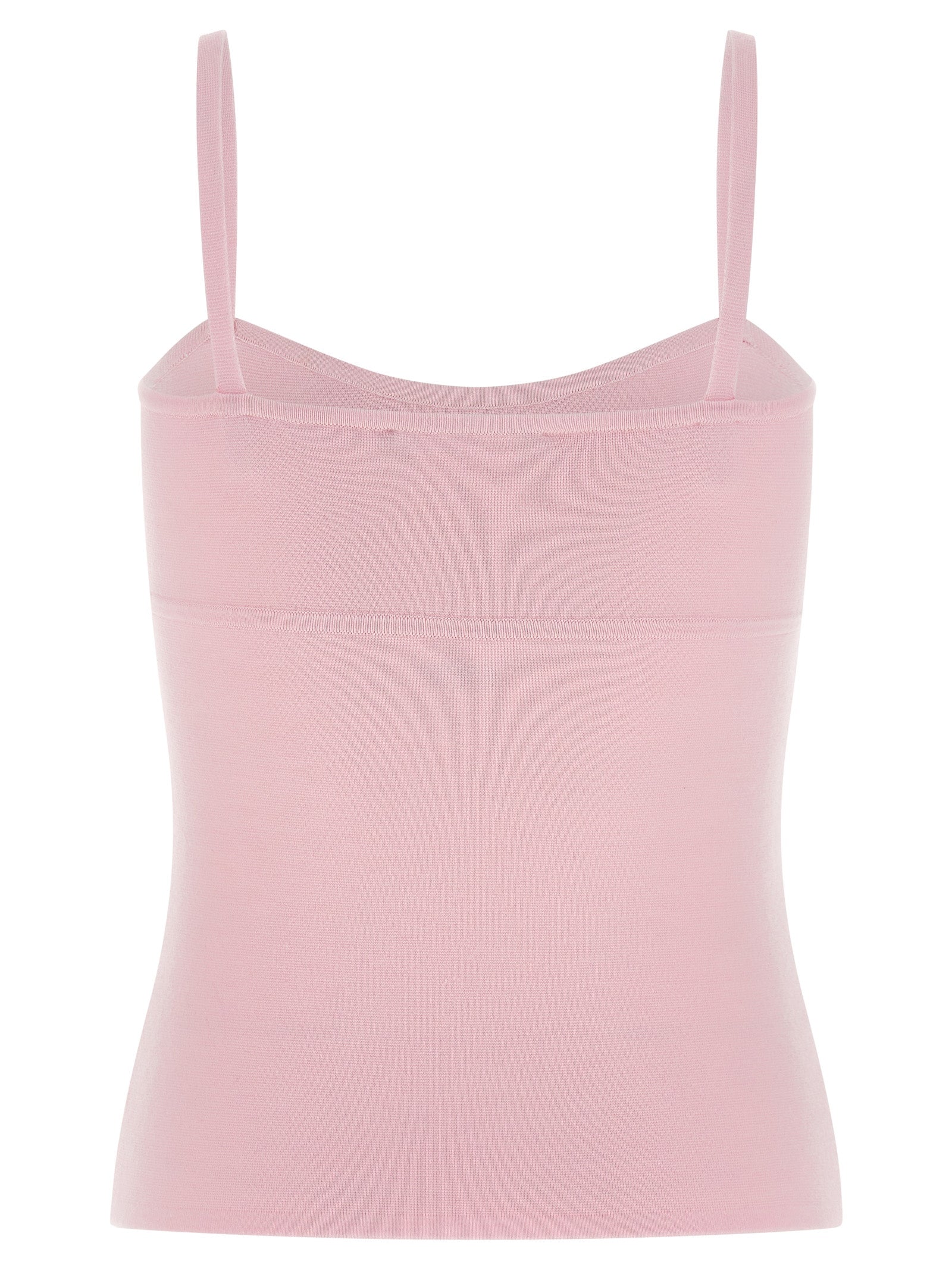 T-Shirt by Max Mara for women in virgin wool & polyamide multicolor & pink features an edgy silhouette, meticulously detailed with a sophisticated and sweetheart neckline for a truly edgy finish.