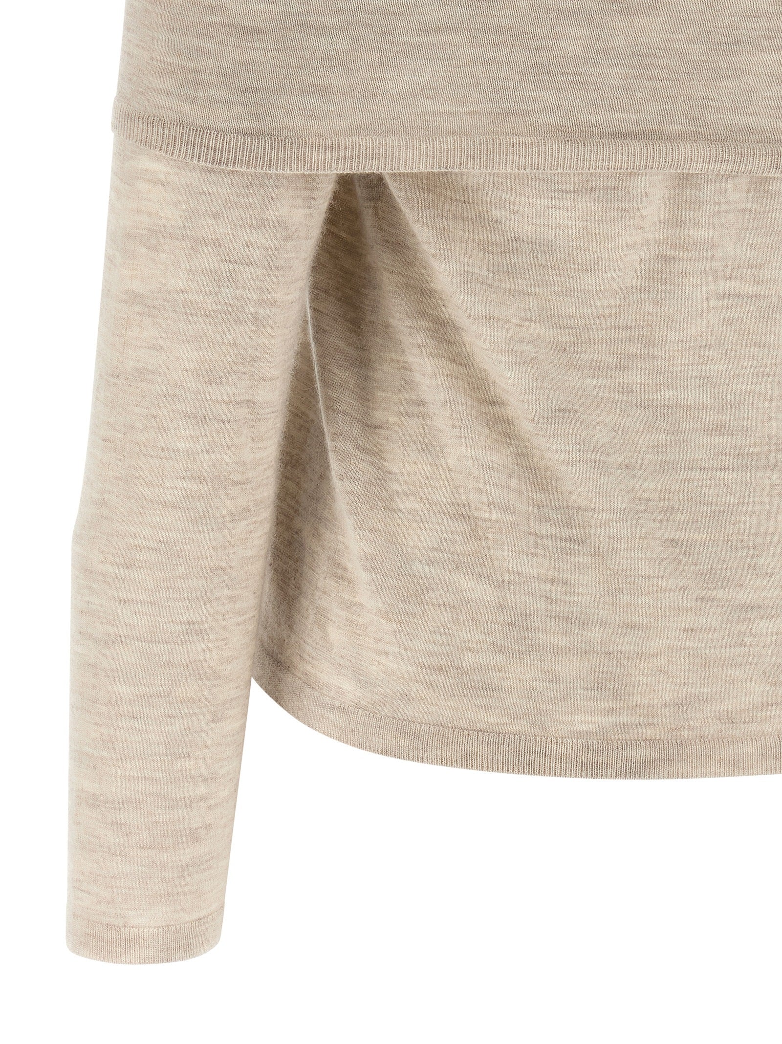 Cardigan by Max Mara for women in cashmere beige showcases a captivating silhouette, artfully detailed with a captivating and for a truly sophisticated captivating look.