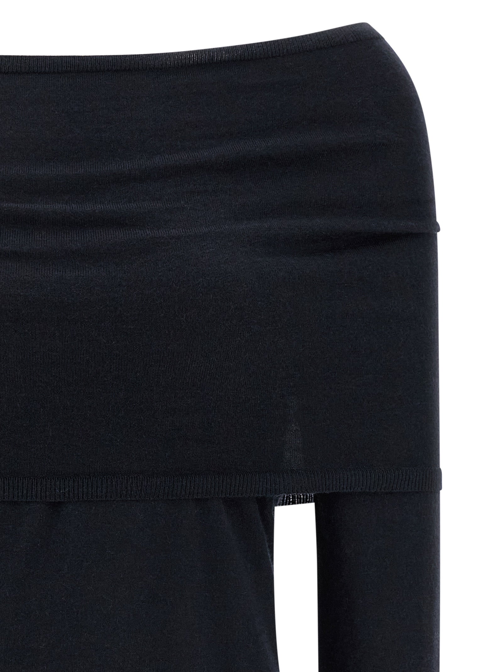 Cardigan by Max Mara for women in cashmere blue features a dramatic silhouette, showcasing a sophisticated boat neckline and dramatic detail for a timeless, premium look.