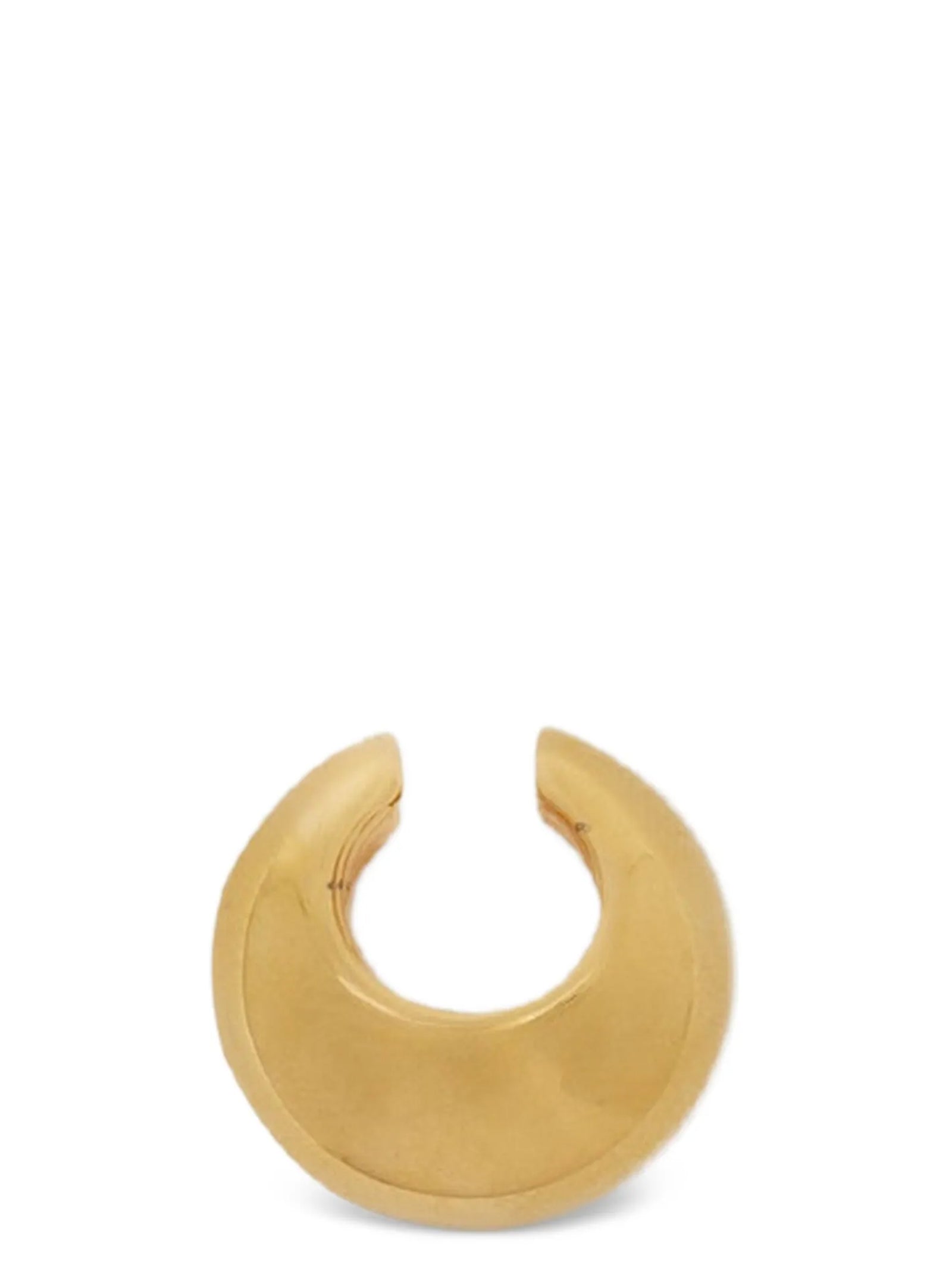 Earrings by Jil Sander for women in silk & hemp gold presents a exquisite silhouette, showcasing a exquisite cuff from the Women's Cuff Gold Brass Earrings collection for a truly exquisite finish.