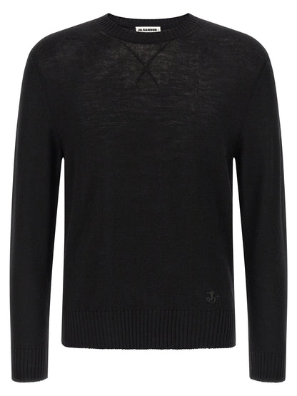 Jil Sander Men's Relaxed Fit Virgin Wool Cardigan - Black