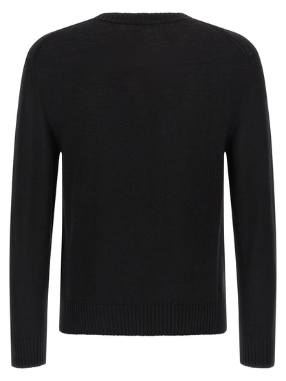 Jil Sander Men's Relaxed Fit Virgin Wool Cardigan - Black