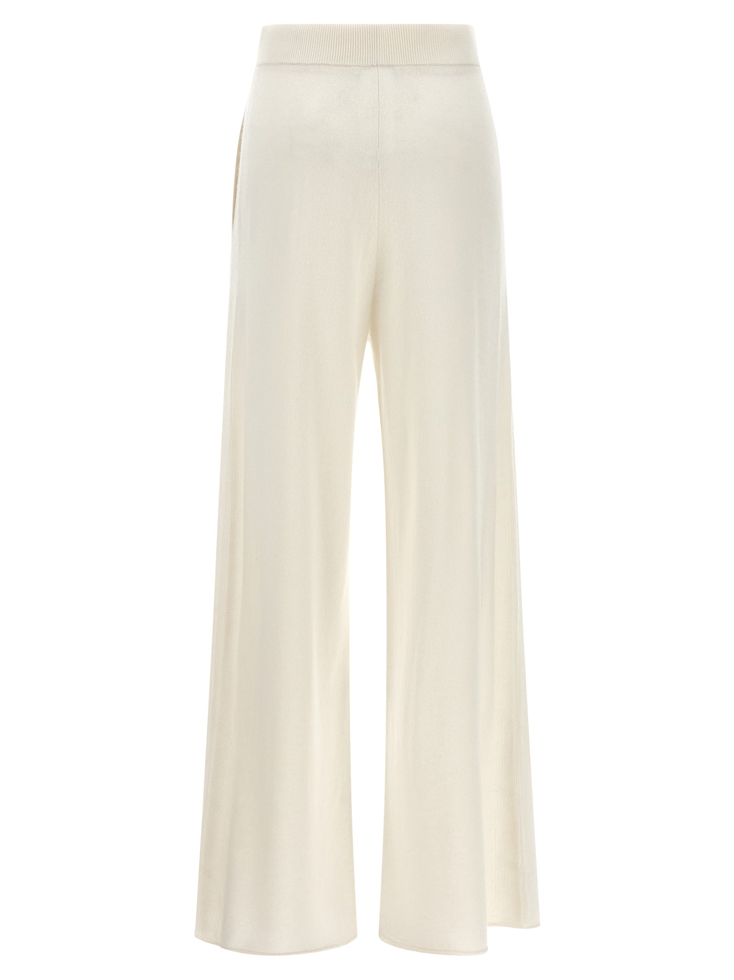 Casual Pants by Max Mara for women in cashmere white features a refined silhouette with a refined straight-leg & wide, defined by a and a refined long for a refined finish.