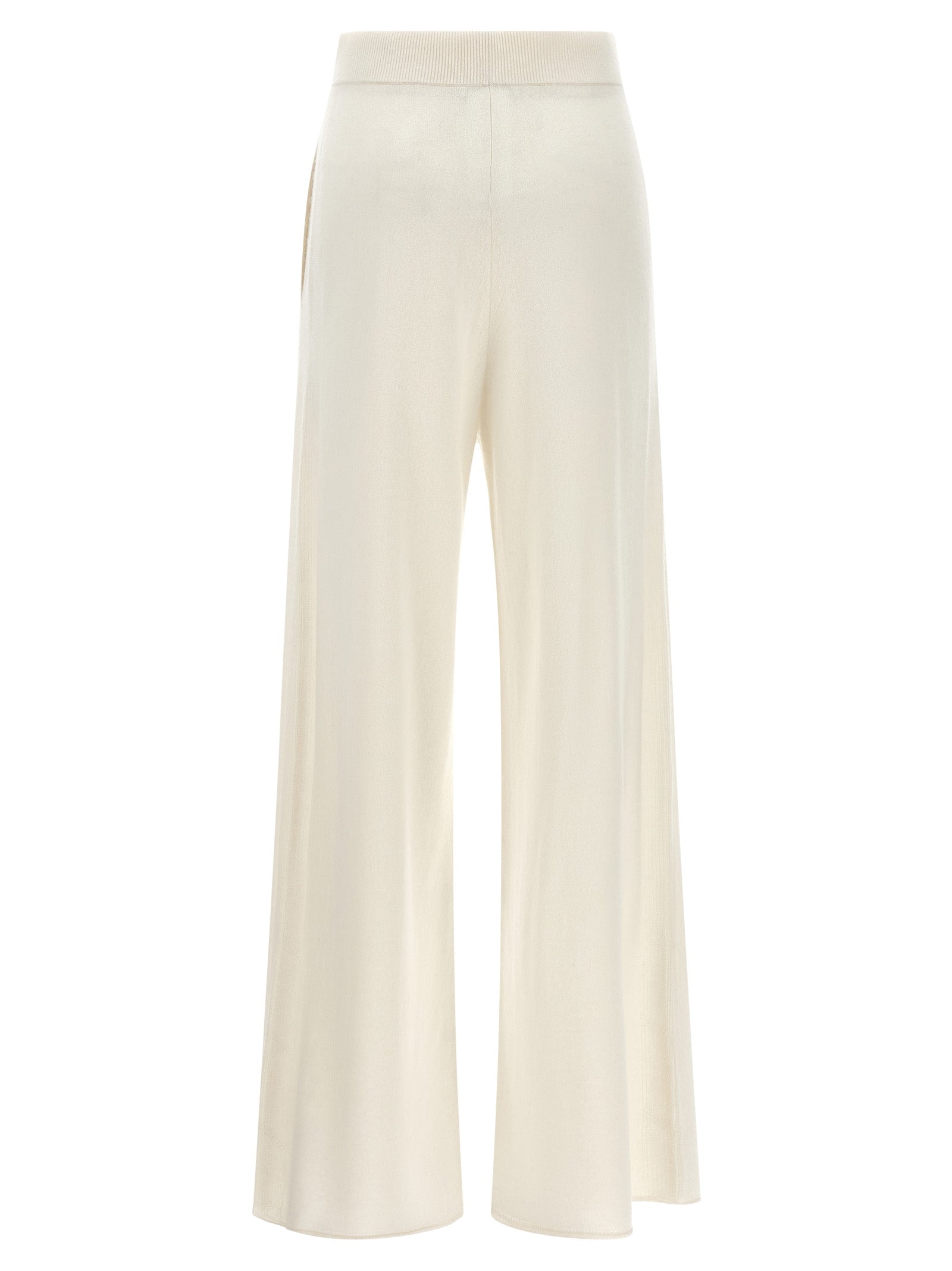 Casual Pants by Max Mara for women in cashmere white features a refined silhouette with a refined straight-leg & wide, defined by a and a refined long for a refined finish.