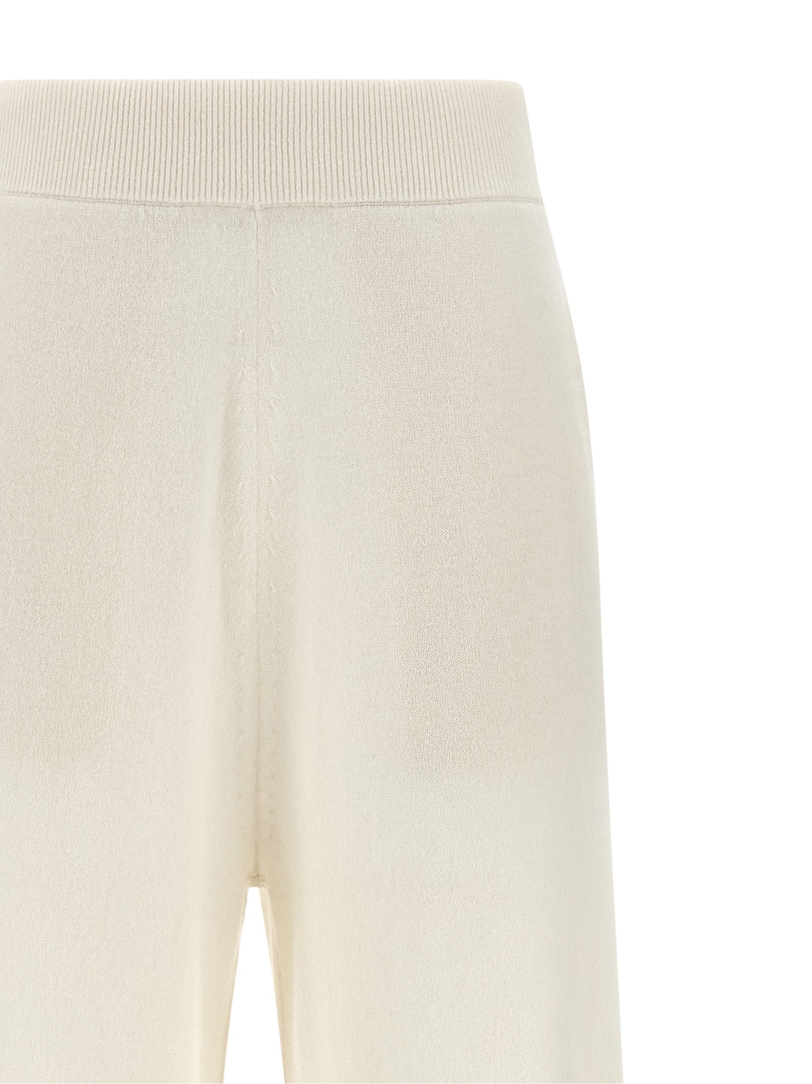 Casual Pants by Max Mara for women in cashmere white presents a refined pantology silhouette, artfully defined by a refined pantology straight-leg & wide, long, and a sophisticated .