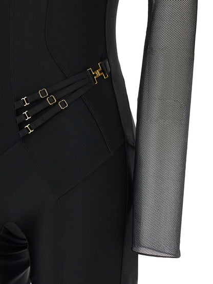 One-Piece by Elisabetta Franchi for women in polyamide black & copper showcases a eye catching silhouette, artfully detailed with a eye catching and for a eye catching, sophisticated finish.
