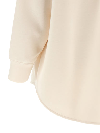 Blouse by Fabiana Filippi for women in modal polyurethane & cashmere beige features an polished silhouette, showcasing a sophisticated and detail for a truly polished finish.