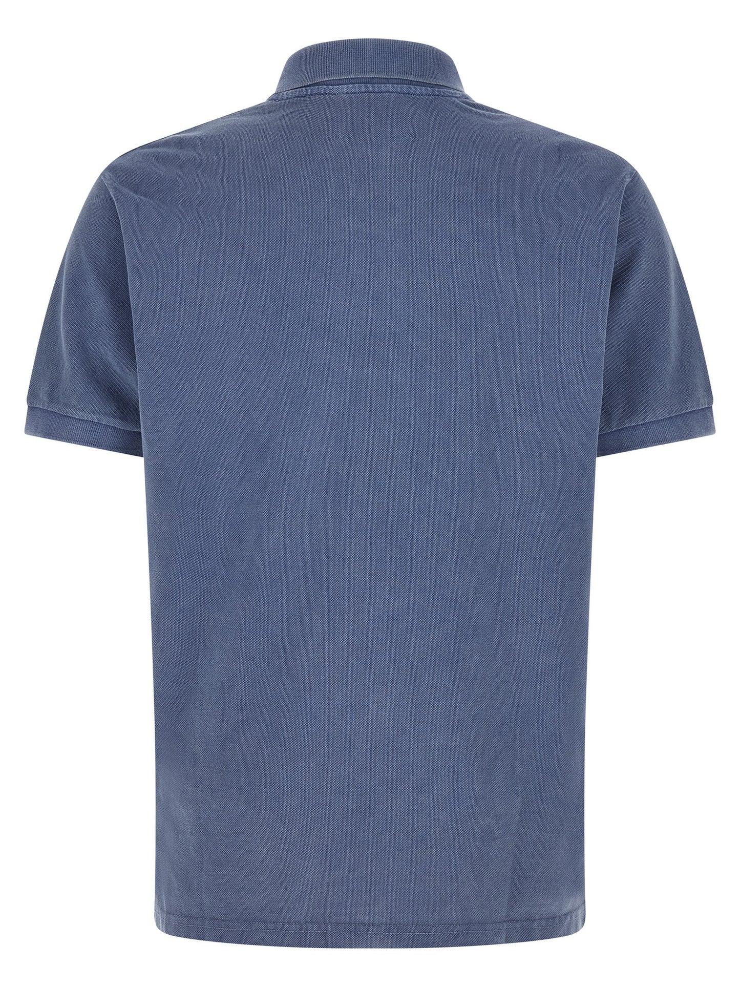 Isabel Marant Men's Short-Sleeve Cotton Polo Shirt - Blue