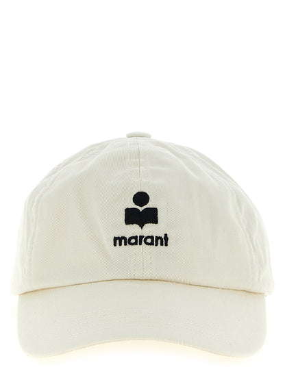 Baseball Cap by Isabel Marant for women in cotton canvas beige presents a tailored silhouette, perfectly capturing the essence of Cotton Canvas Baseball Cap with its tailored finish and superior craftsmanship.