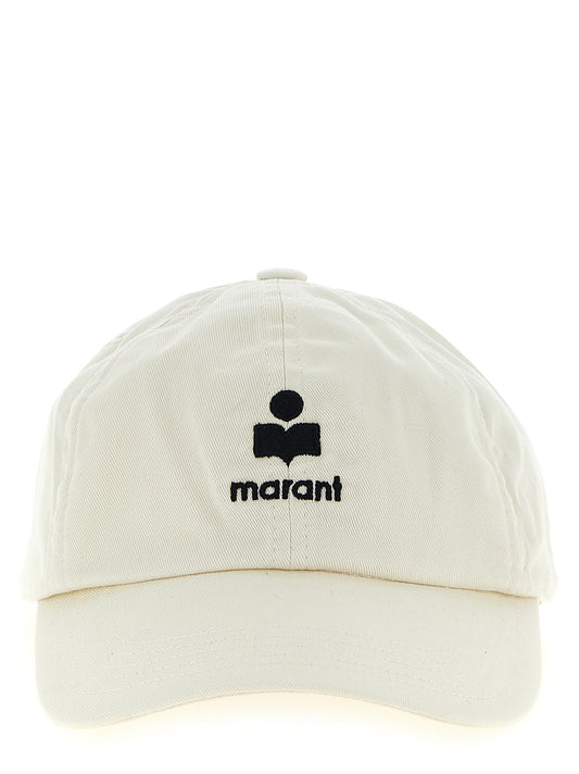 Baseball Cap by Isabel Marant for women in cotton canvas beige presents a tailored silhouette, perfectly capturing the essence of Cotton Canvas Baseball Cap with its tailored finish and superior craftsmanship.