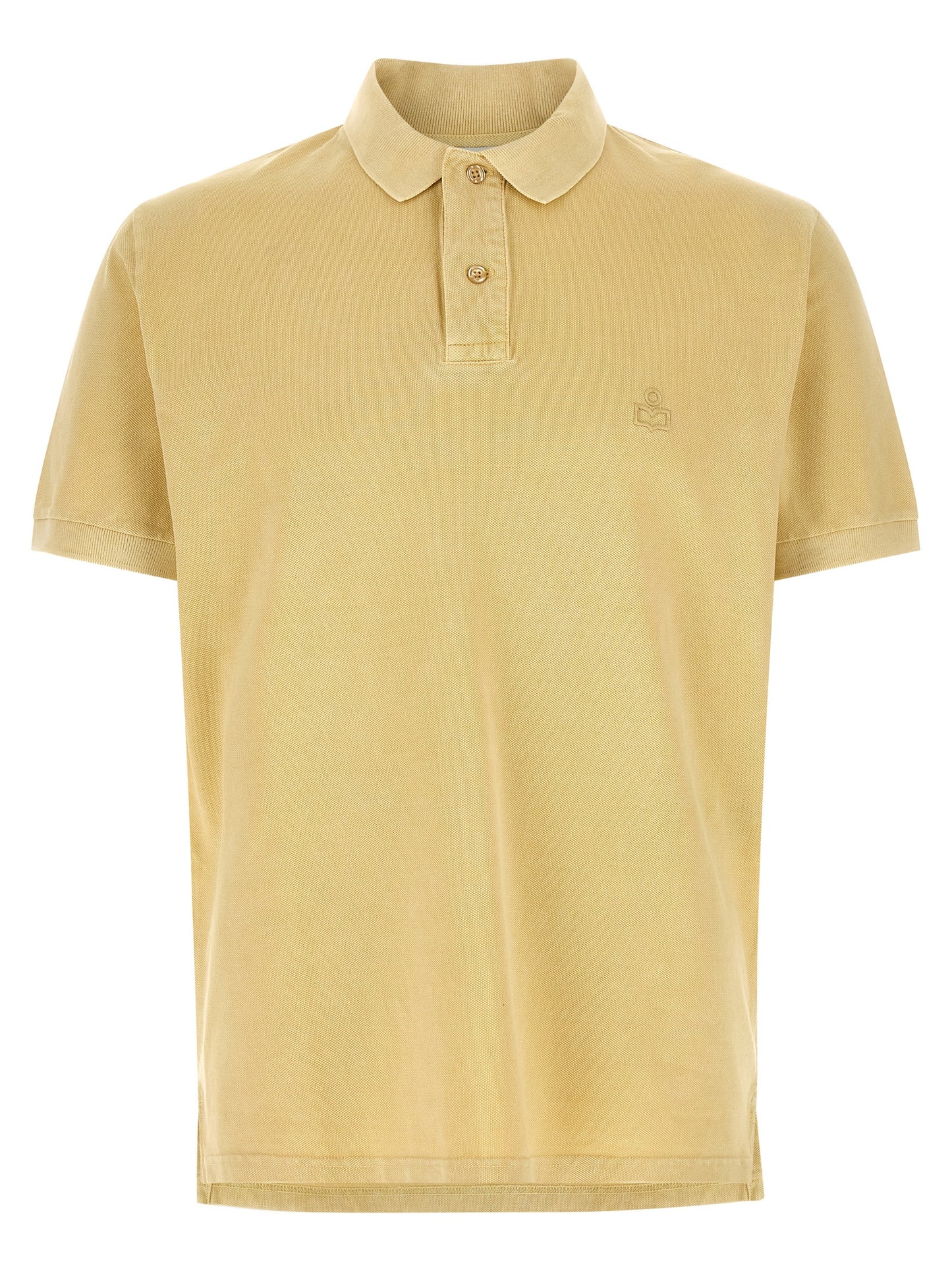 Polo Shirt by Isabel Marant for men in cotton bicolour & yellow showcases a enviable silhouette, featuring a refined and short-sleeve for a enviable finish.