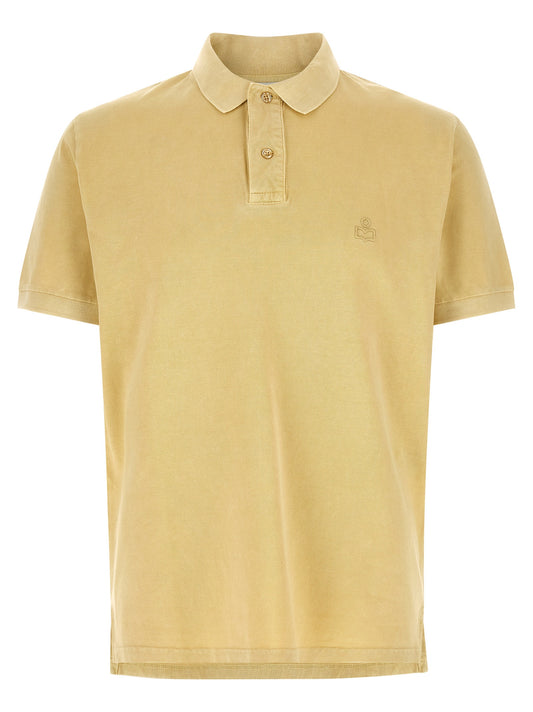 Polo Shirt by Isabel Marant for men in cotton bicolour & yellow showcases a enviable silhouette, featuring a refined and short-sleeve for a enviable finish.