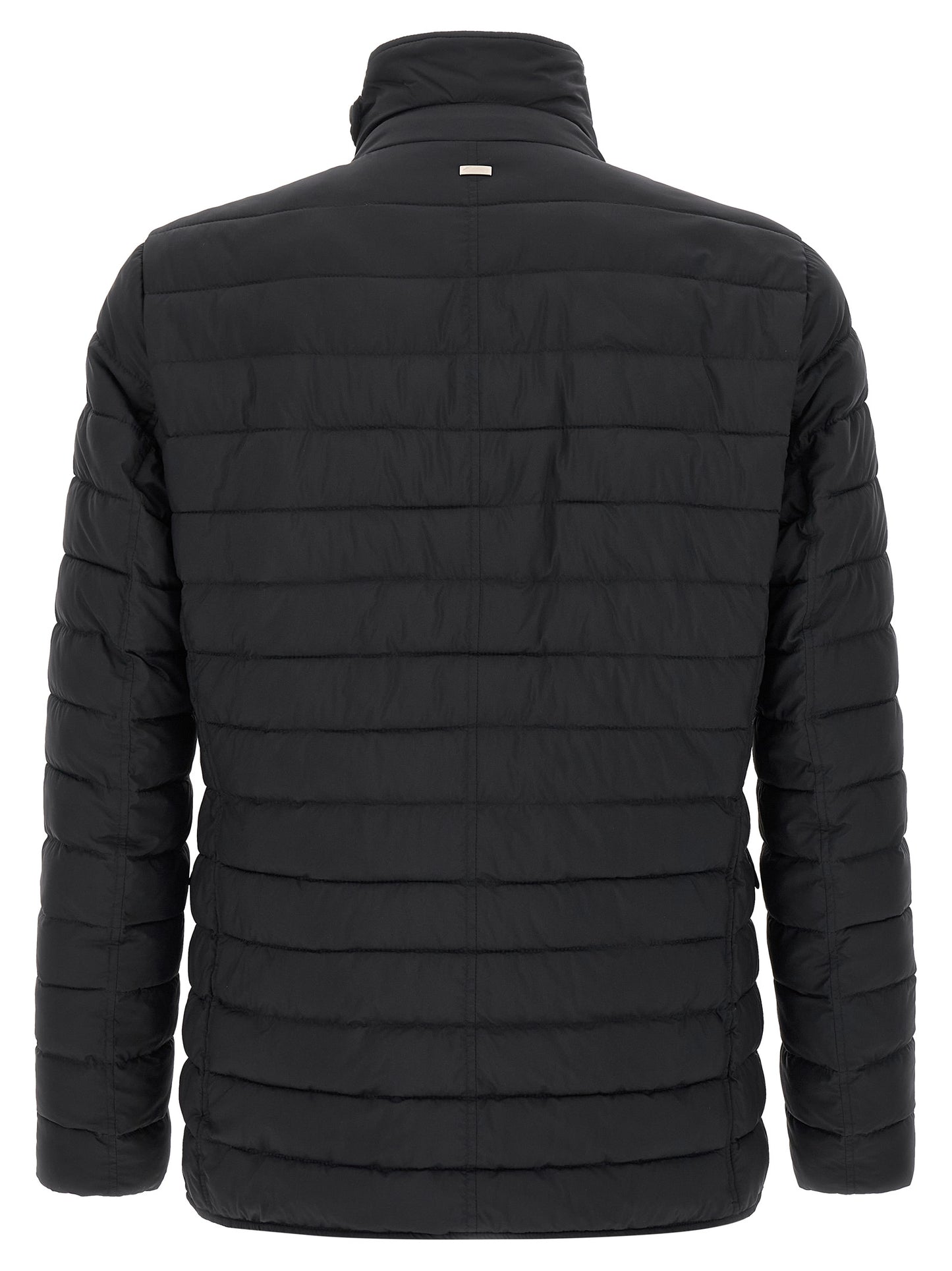 Herno Men's Quilted Padded Polyamide Overcoat - Blue