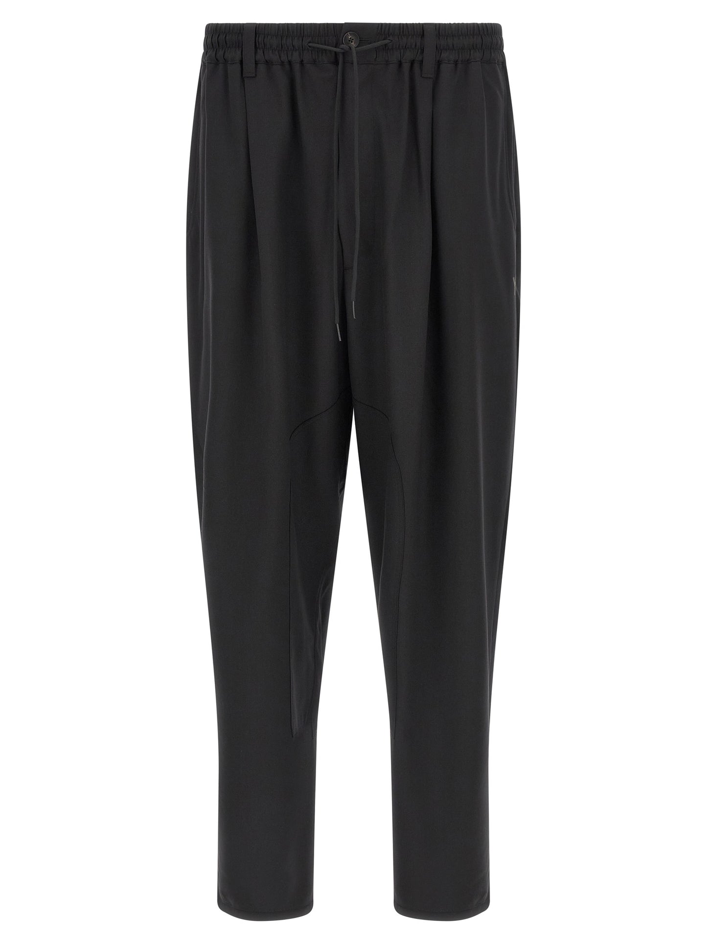 Casual Pants by Y-3 for men in polyester & wool black features an sophisticated and wide with a precise long, creating a sophisticated and sophisticated silhouette.