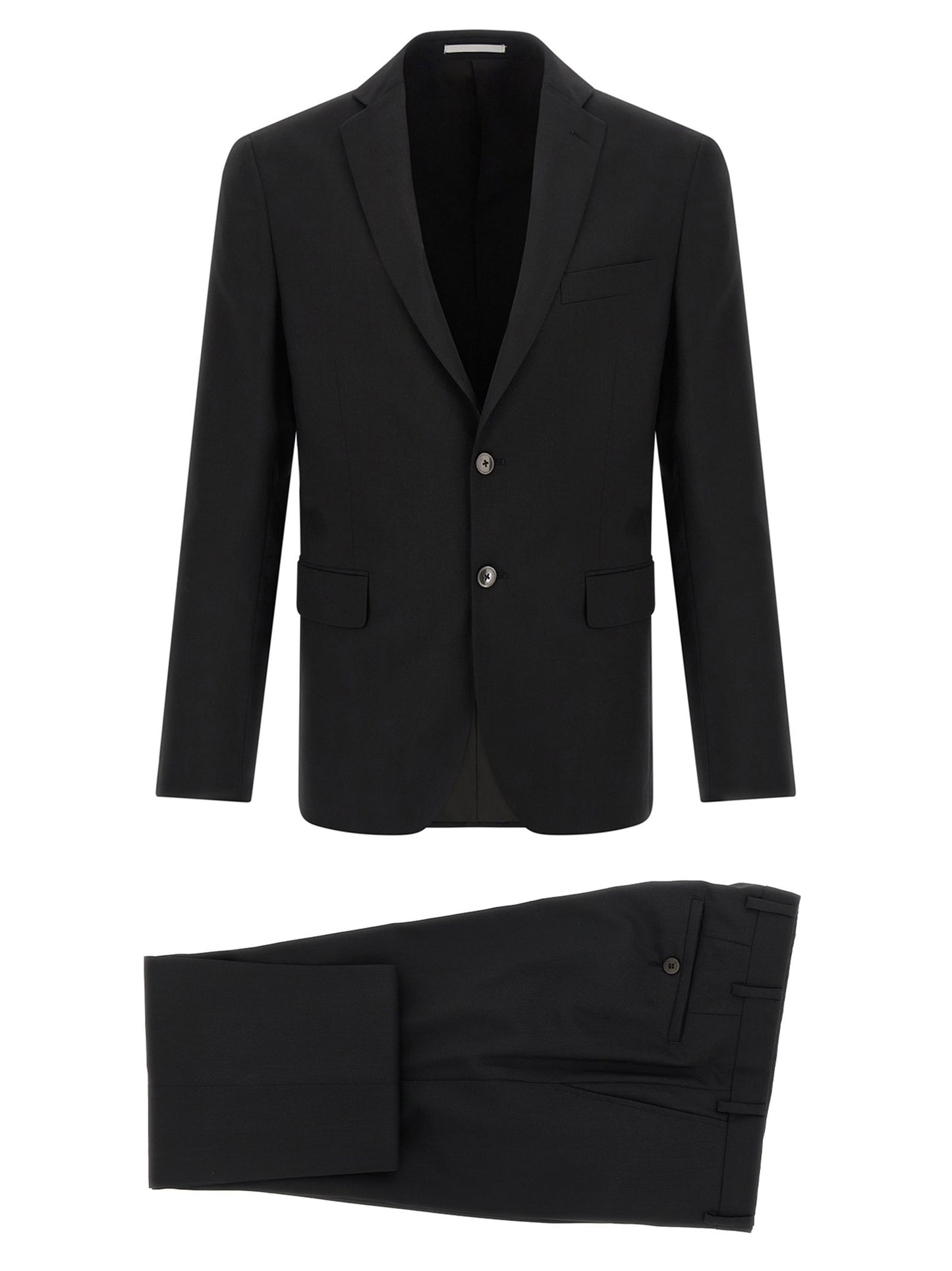 Pant Suit by Pal Zileri for men in wool & viscose black & pearl showcases an bespeak silhouette, artfully detailed with a sophisticated and an bespeak for a refined finish.