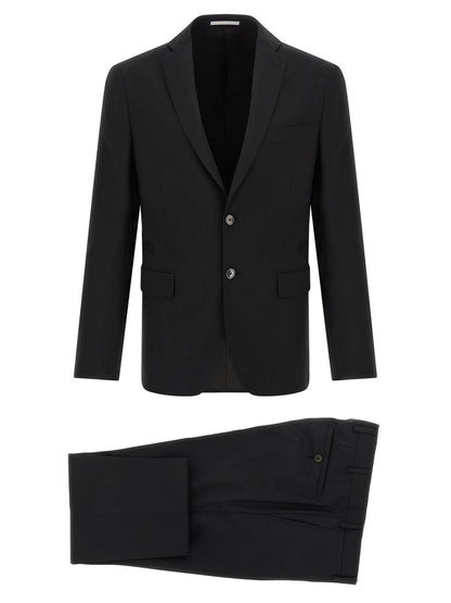 Pant Suit by Pal Zileri for men in wool & viscose black & pearl showcases an bespeak silhouette, artfully detailed with a sophisticated and an bespeak for a refined finish.