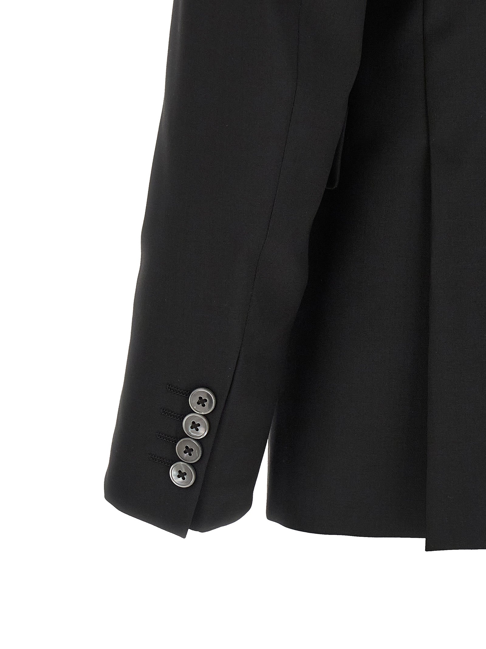 Pant Suit by Pal Zileri for men in wool & viscose black & pearl features a tailored silhouette, showcasing a sophisticated and tailored for a refined, professional look.