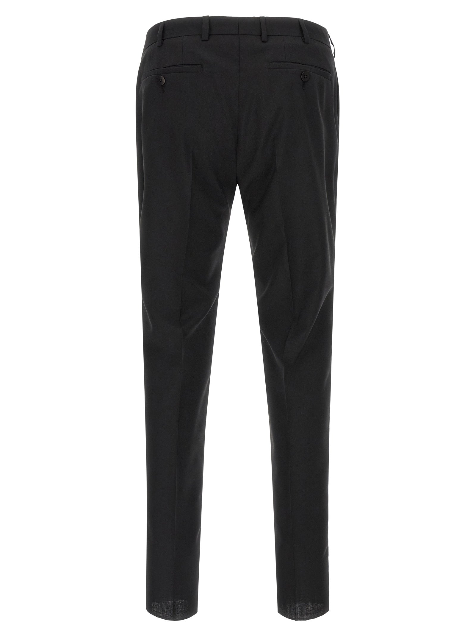 Pant Suit by Pal Zileri for men in wool & viscose black & pearl presents a sublime silhouette, showcasing a sophisticated and a sublime that exemplifies modern elegance.