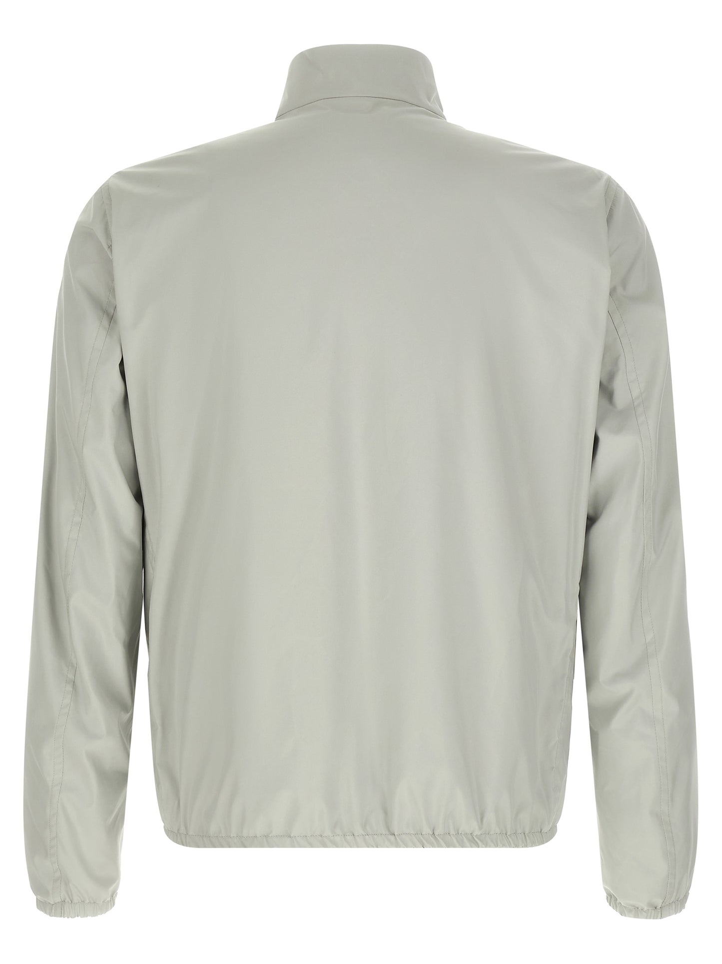 This Bomber Jacket by Herno for men in polyester & viscose multicolor exhibits a edgy silhouette, meticulously detailed with functional pockets and a edgy high-neck neckline for a edgy finish.