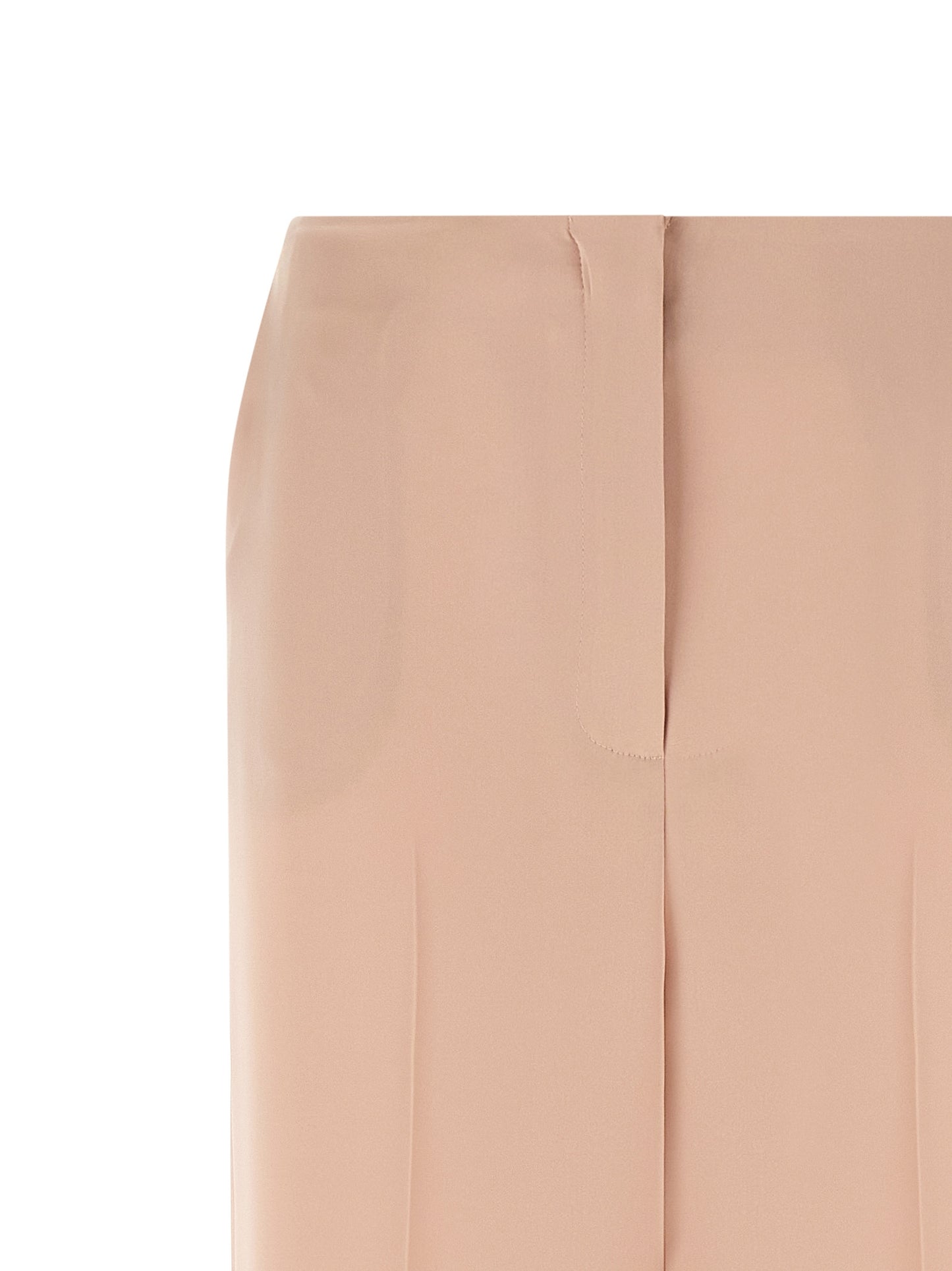 PINKO Women's Wide Polyester Satin Casual Pants - Multicolor Pink