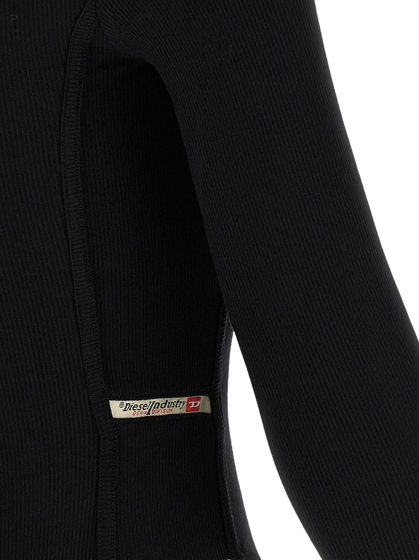 Bodysuit by Diesel for women in stretch viscose black features an exquisite silhouette with a refined and exquisite detailing.
