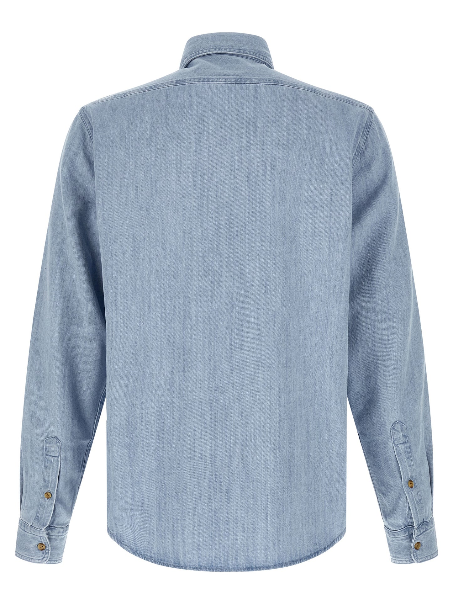 Hugo Boss Men's Denim Cotton Shirt - Light Blue