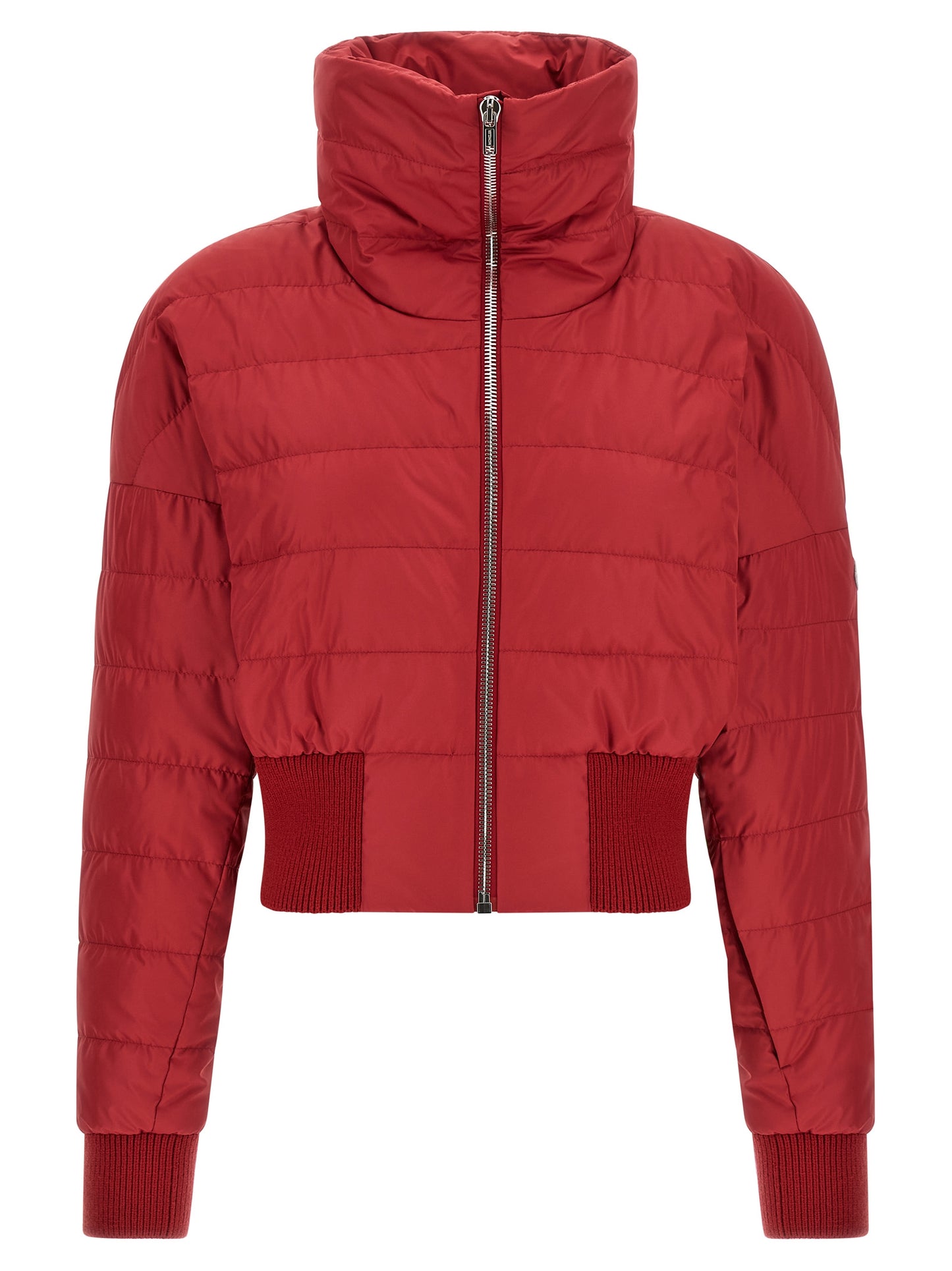 Puffer Jacket by Rick Owens for women in polyester & goose-down multicolor & red features an on trend silhouette, showcasing refined insulated and a sophisticated for a truly on trend finish.