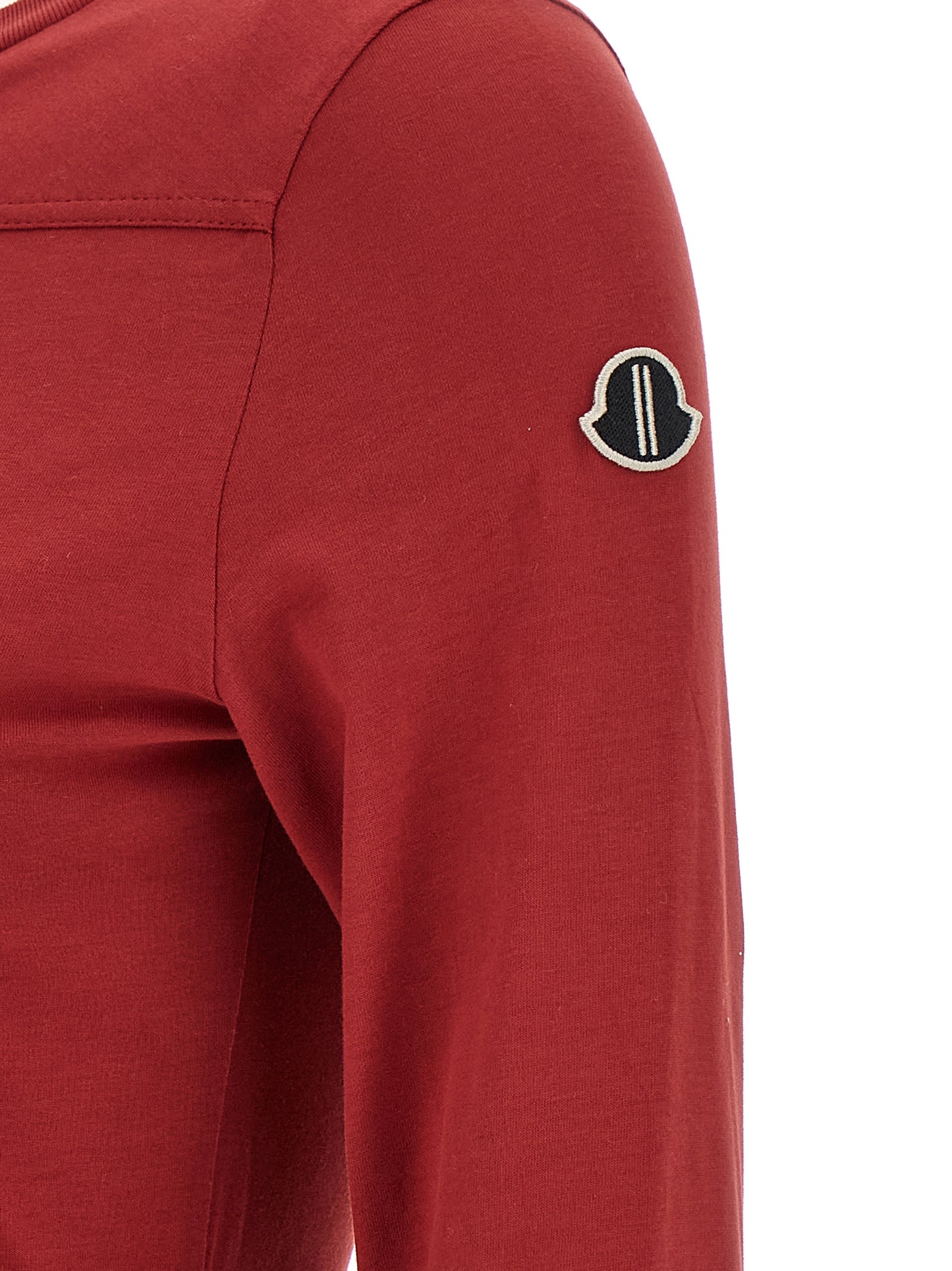 Activewear T-Shirt by Rick Owens for women in cotton multicolor & red features a sporty silhouette with and , showcasing innovative for a sporty finish.
