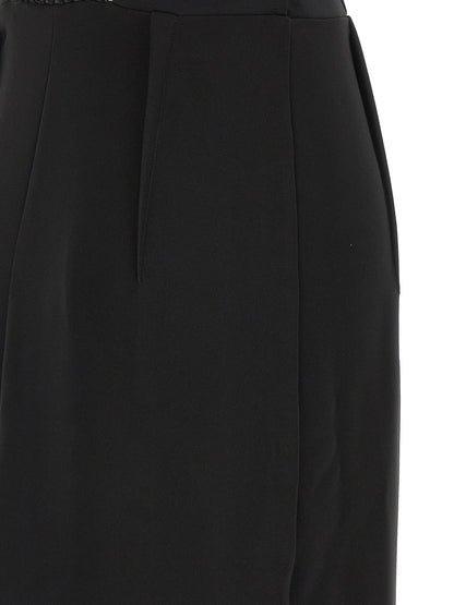Dress by Elisabetta Franchi for women in polyester patent leather black & red features an sultry silhouette defined by a and , falling to an sultry long for a sultry look.