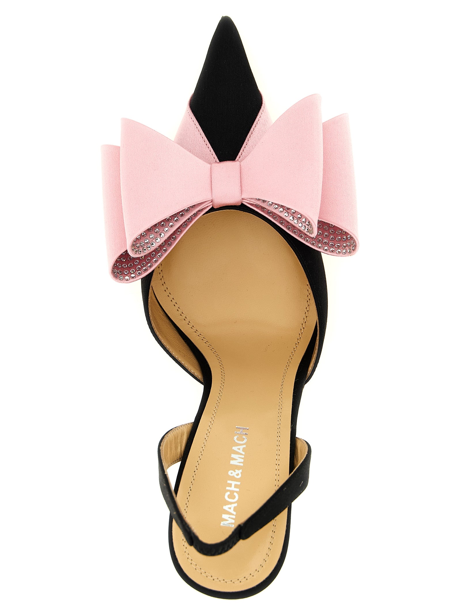 High-Heel Stiletto Slingback Pumps Heels by MACH & MACH for women in satin multicolor features an captivating silhouette, showcasing the elegant Women's Satin High-Heel Stiletto Slingback Pumps Heels design with a stiletto high-heel and a sophisticated .