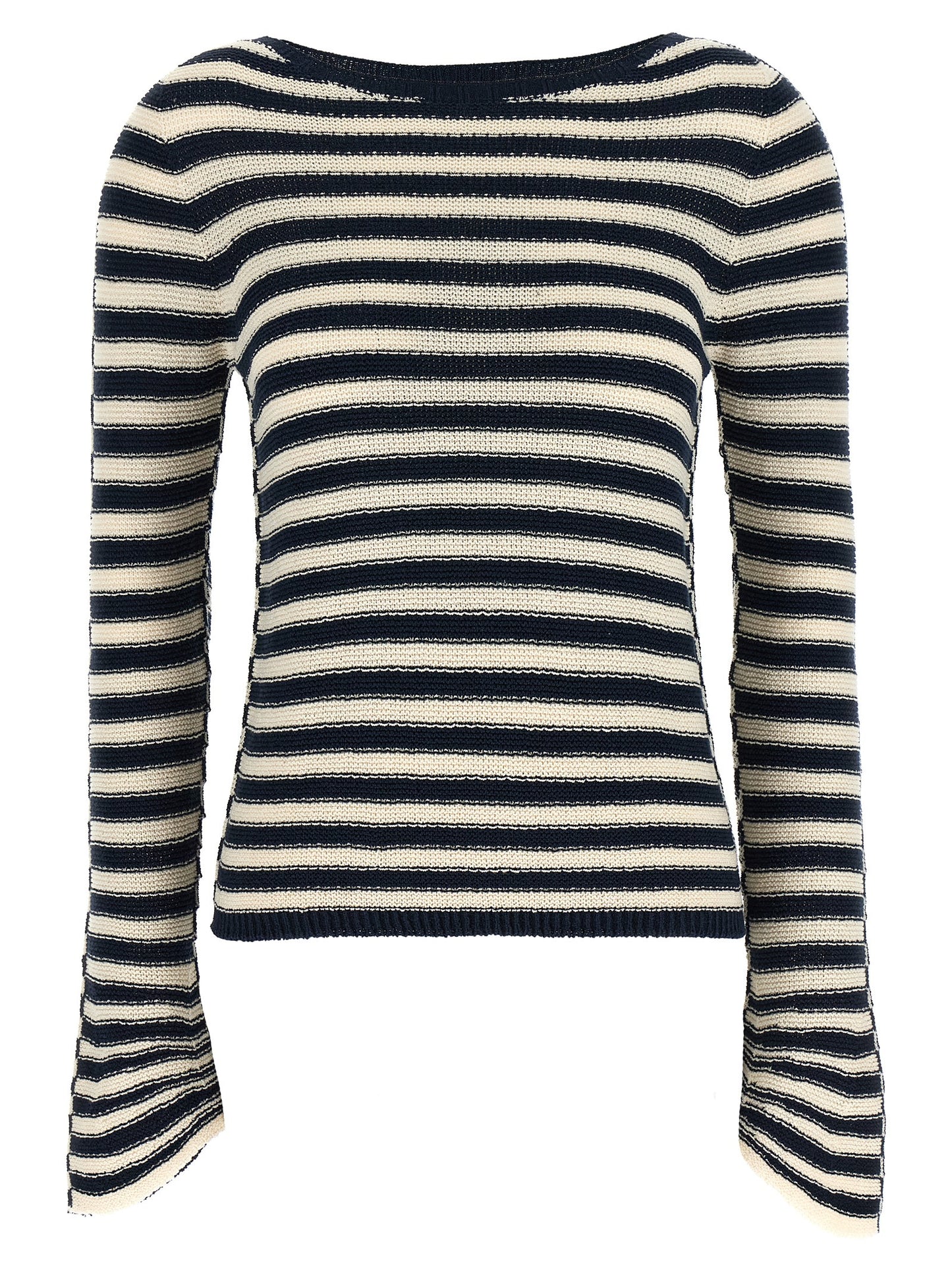 Cardigan by Twinset for women in polyamide cotton multicolor, patterned & striped features an impeccable silhouette, showcasing a sophisticated round neckline and long-sleeve detail for a truly impeccable finish.