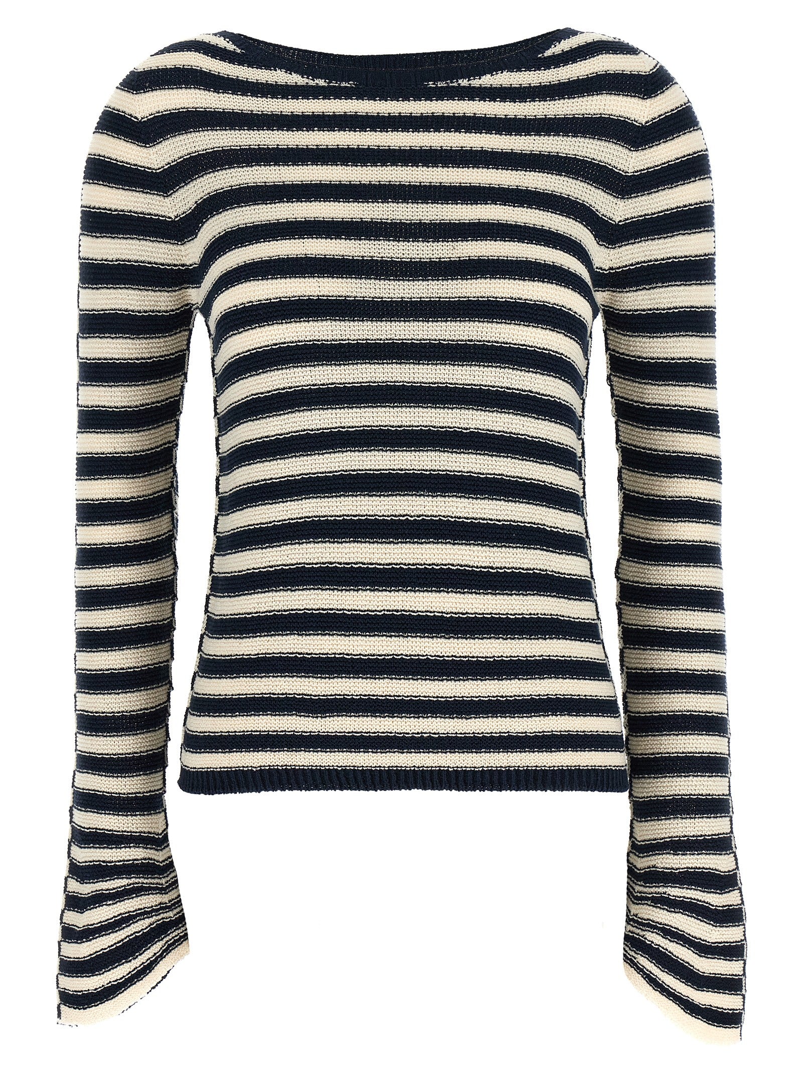 Cardigan by Twinset for women in polyamide cotton multicolor, patterned & striped features an impeccable silhouette, showcasing a sophisticated round neckline and long-sleeve detail for a truly impeccable finish.