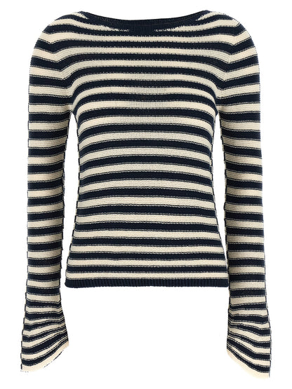 Cardigan by Twinset for women in polyamide cotton multicolor, patterned & striped features an impeccable silhouette, showcasing a sophisticated round neckline and long-sleeve detail for a truly impeccable finish.
