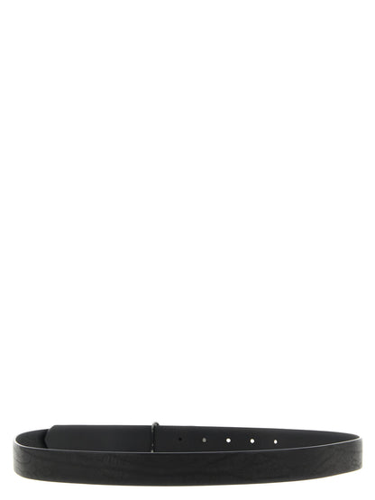 Belt by Diesel for men in polyethylene polyurethane leather black features a bohemian chic silhouette, showcasing the bohemian chic 1 Dr Polyethylene Polyurethane Leather Belt design with a sophisticated bohemian chic finish.